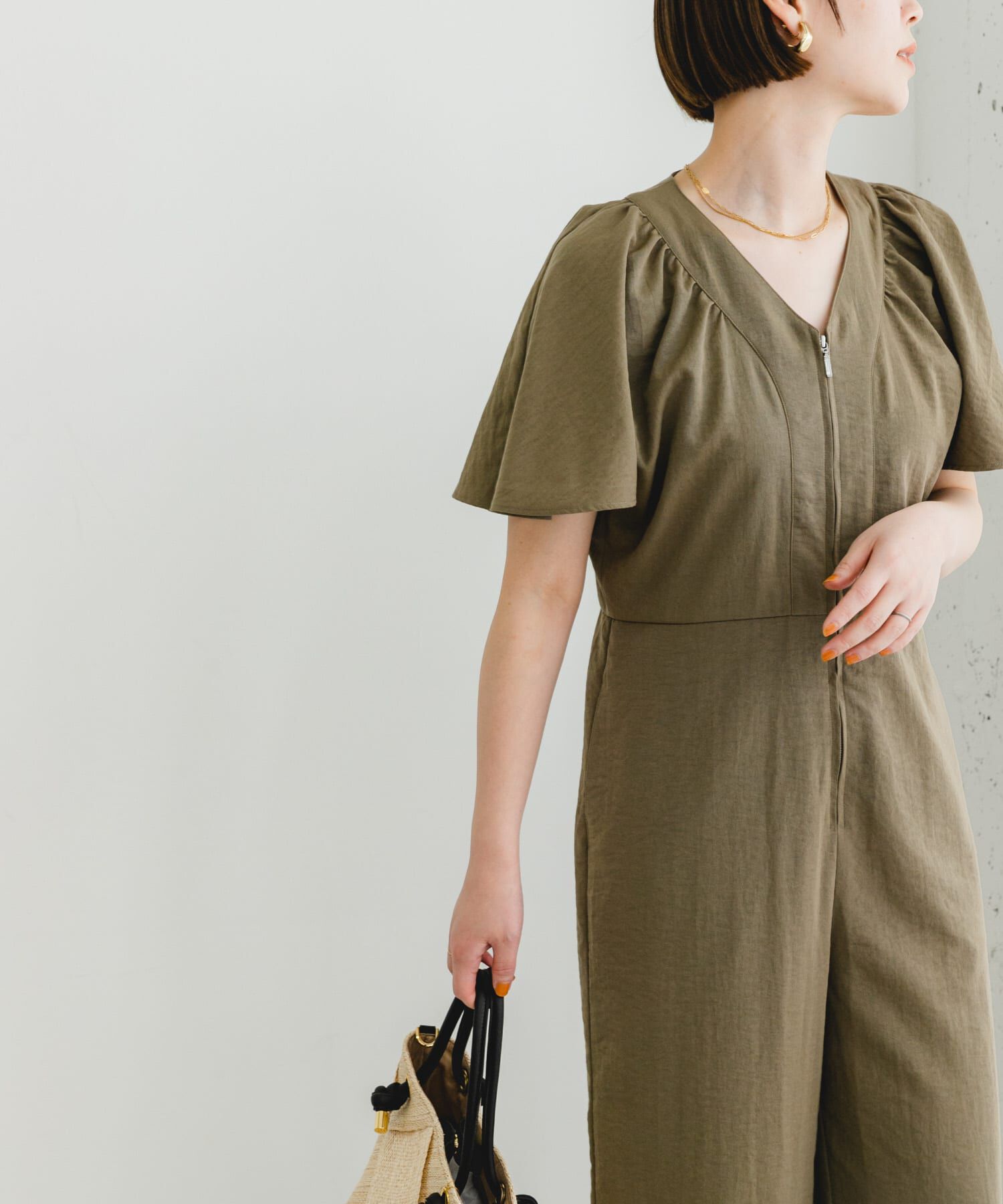 URBAN RESEARCH ROSSO「F by ROSSO　フレアスリーブオールインワン」|スカート|