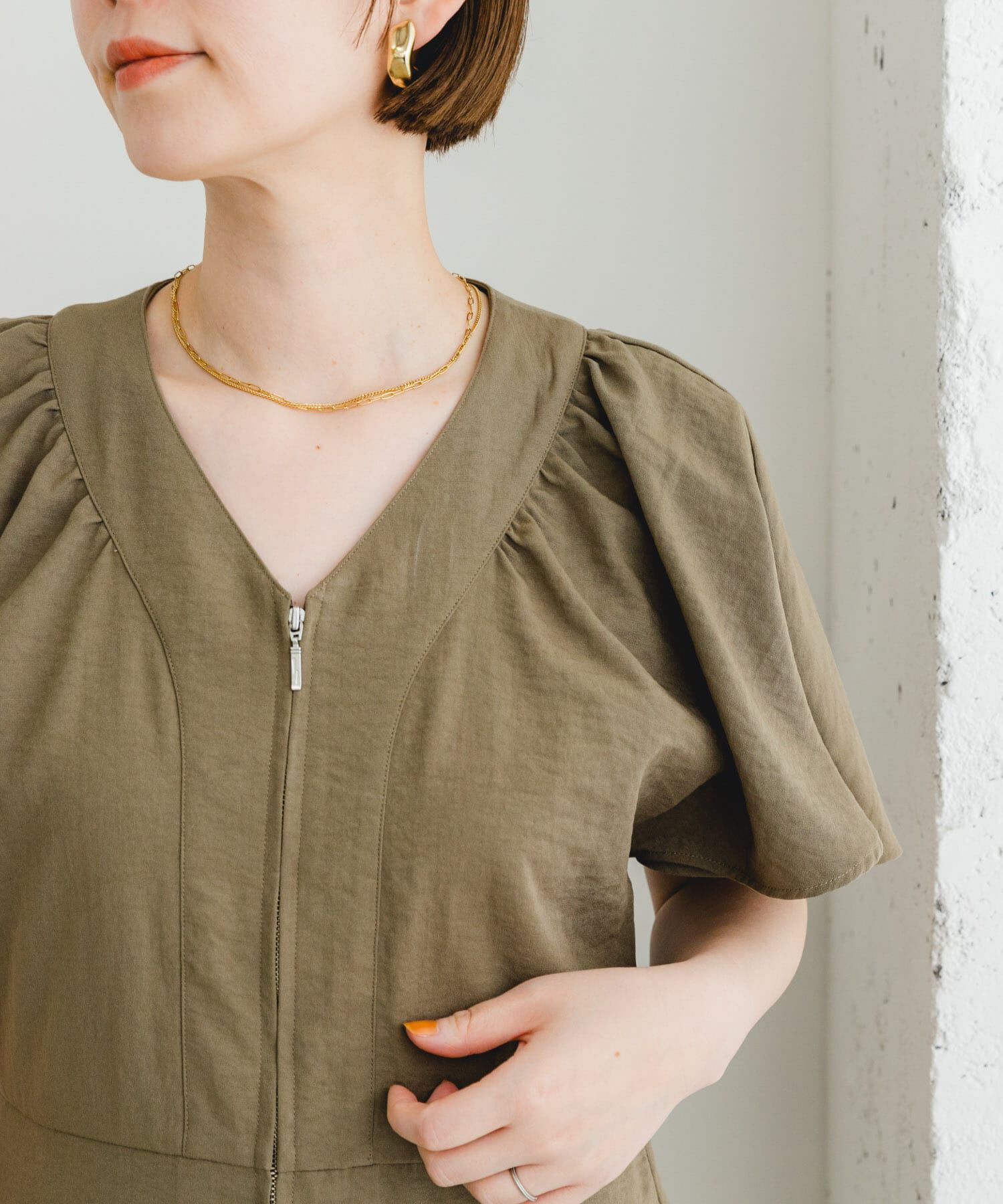 URBAN RESEARCH ROSSO「F by ROSSO　フレアスリーブオールインワン」|スカート|