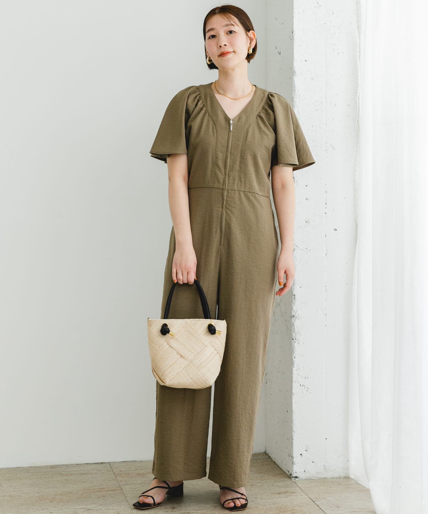 URBAN RESEARCH ROSSO「F by ROSSO　フレアスリーブオールインワン」|スカート|