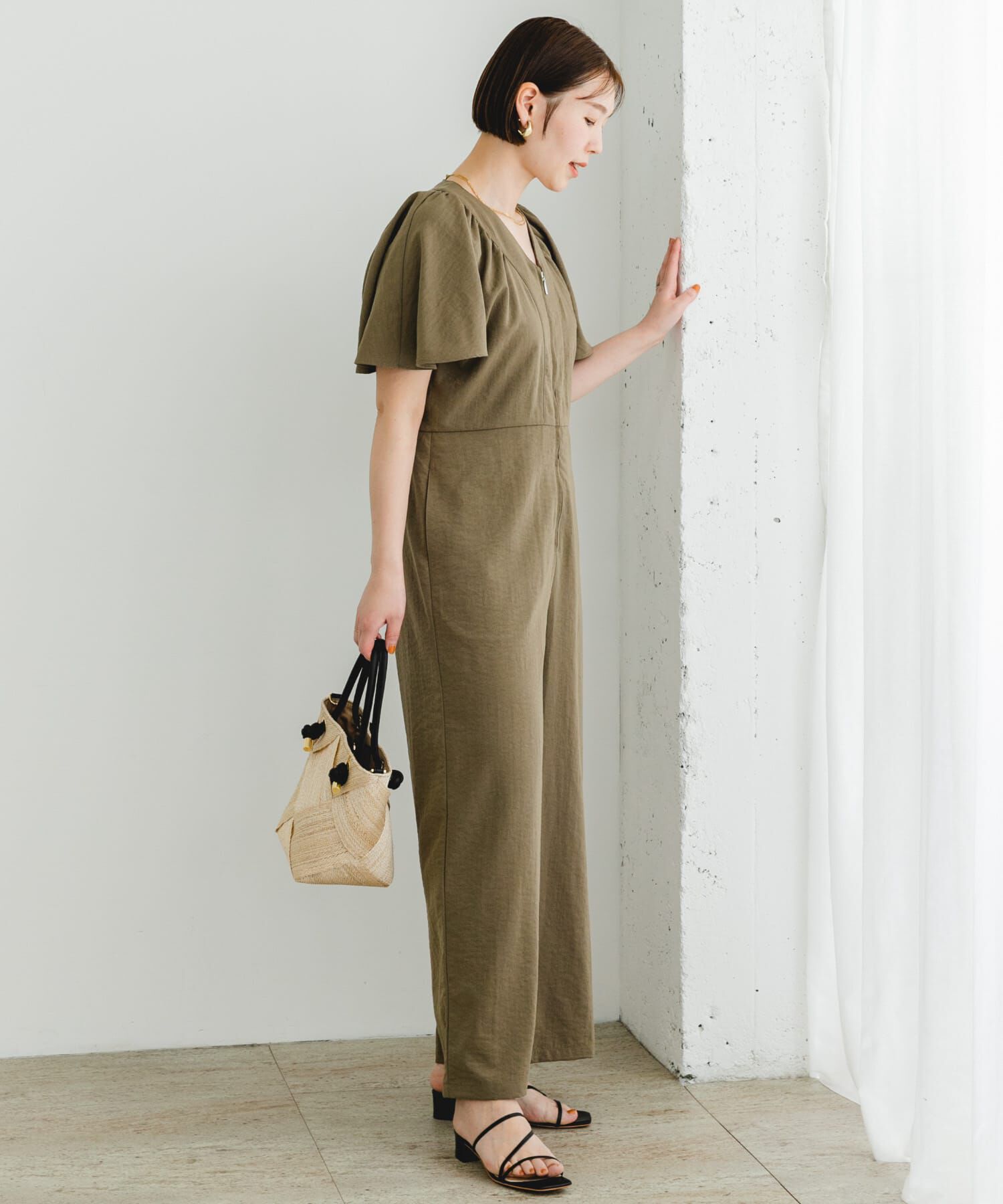 URBAN RESEARCH ROSSO「F by ROSSO　フレアスリーブオールインワン」|スカート|