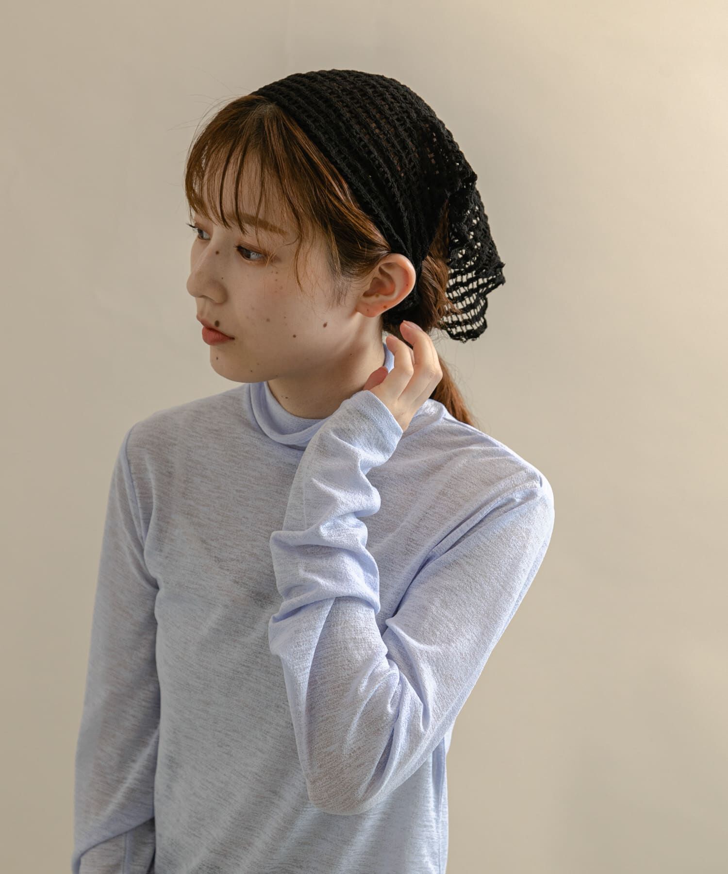 SMELLY「メッシュヘッドスカーフ」|ヘアバンド|