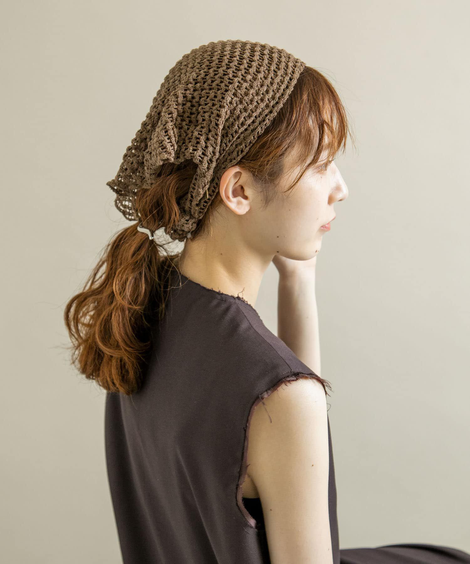 SMELLY「メッシュヘッドスカーフ」|ヘアバンド|