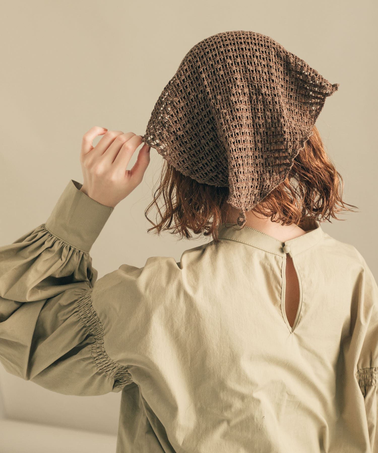 SMELLY「メッシュヘッドスカーフ」|ヘアバンド|