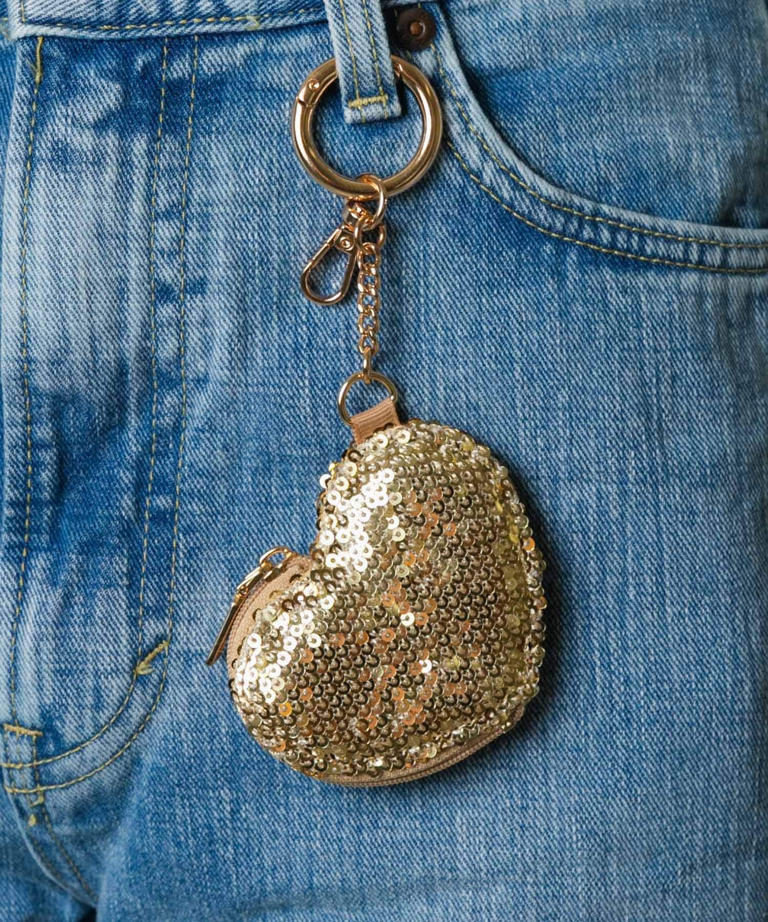 Sonny Label 「スパンコールハートコインケース」|コインケース|