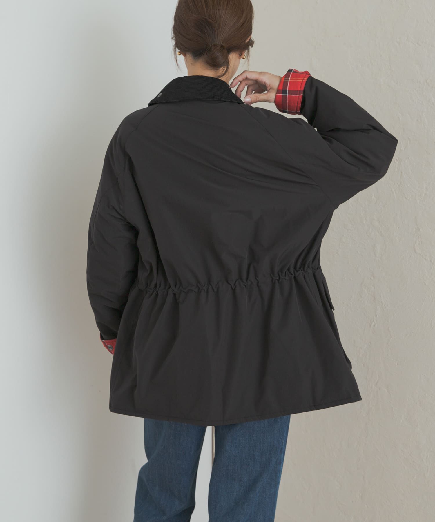 URBAN RESEARCH DOORS「『別注』Barbour　OS BEDALE PADDED」|ノーカラーコート|