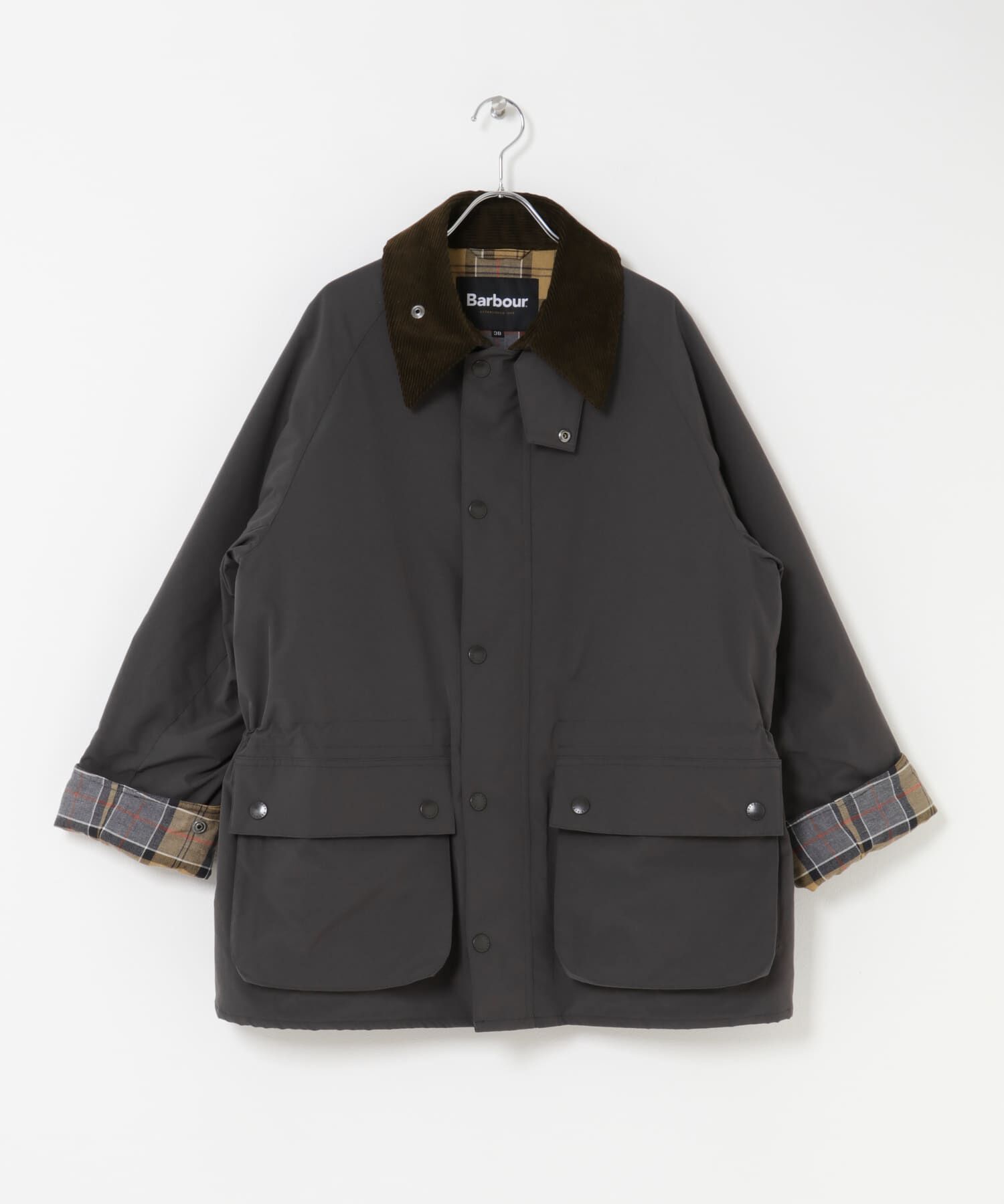 URBAN RESEARCH DOORS「『別注』Barbour　OS BEDALE PADDED」|ノーカラーコート|
