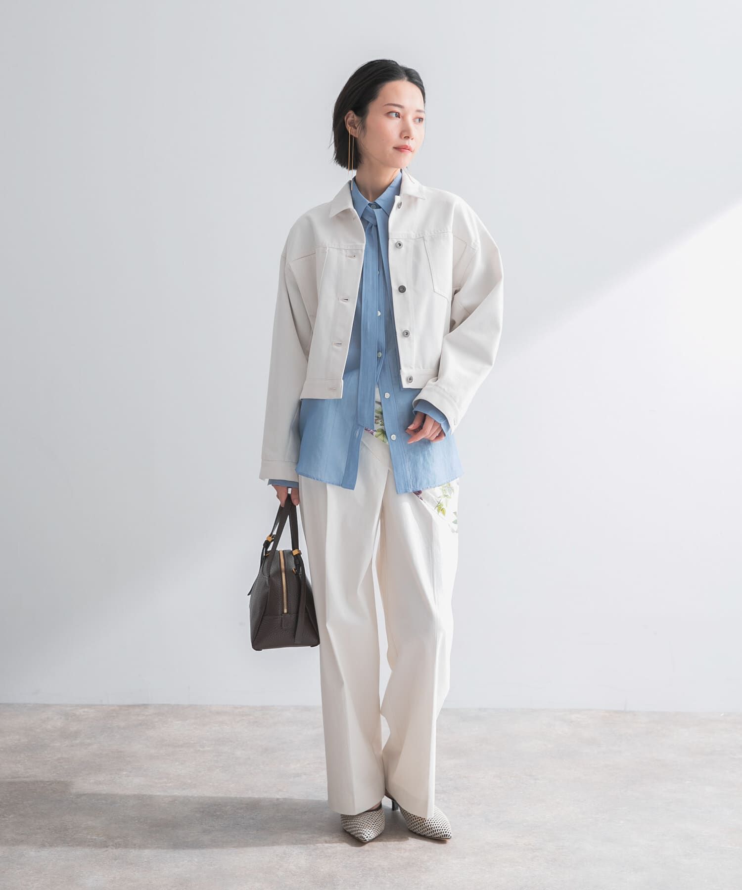 URBAN RESEARCH ROSSO「デニムドルマンジャケット」|デニムジャケット|