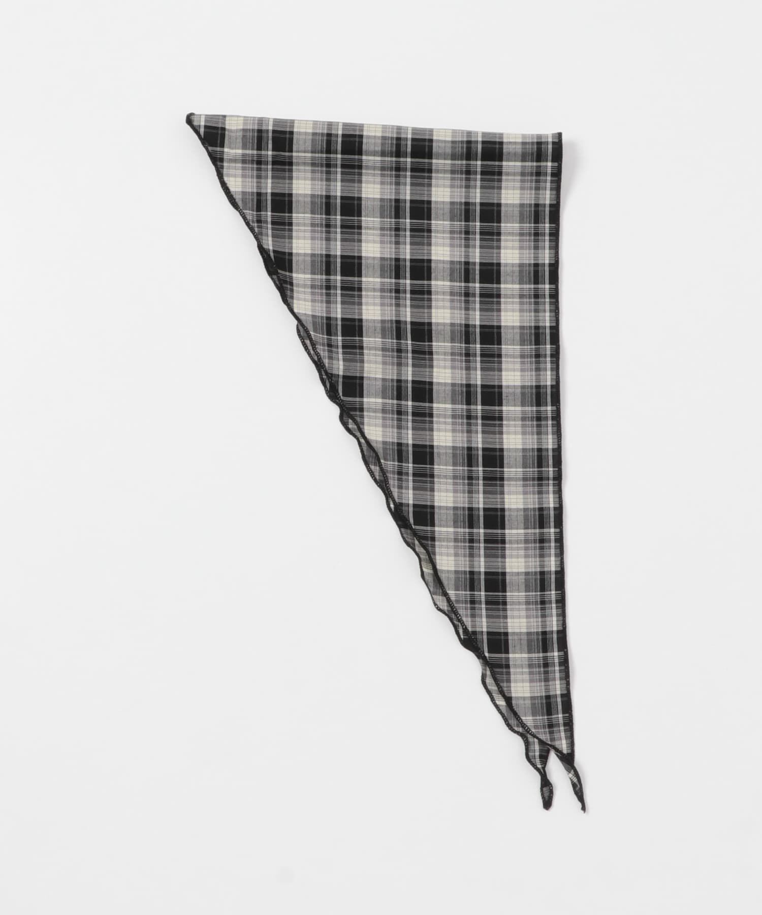 SMELLY「チェックサンカクスカーフ」|バンダナ・スカーフ|