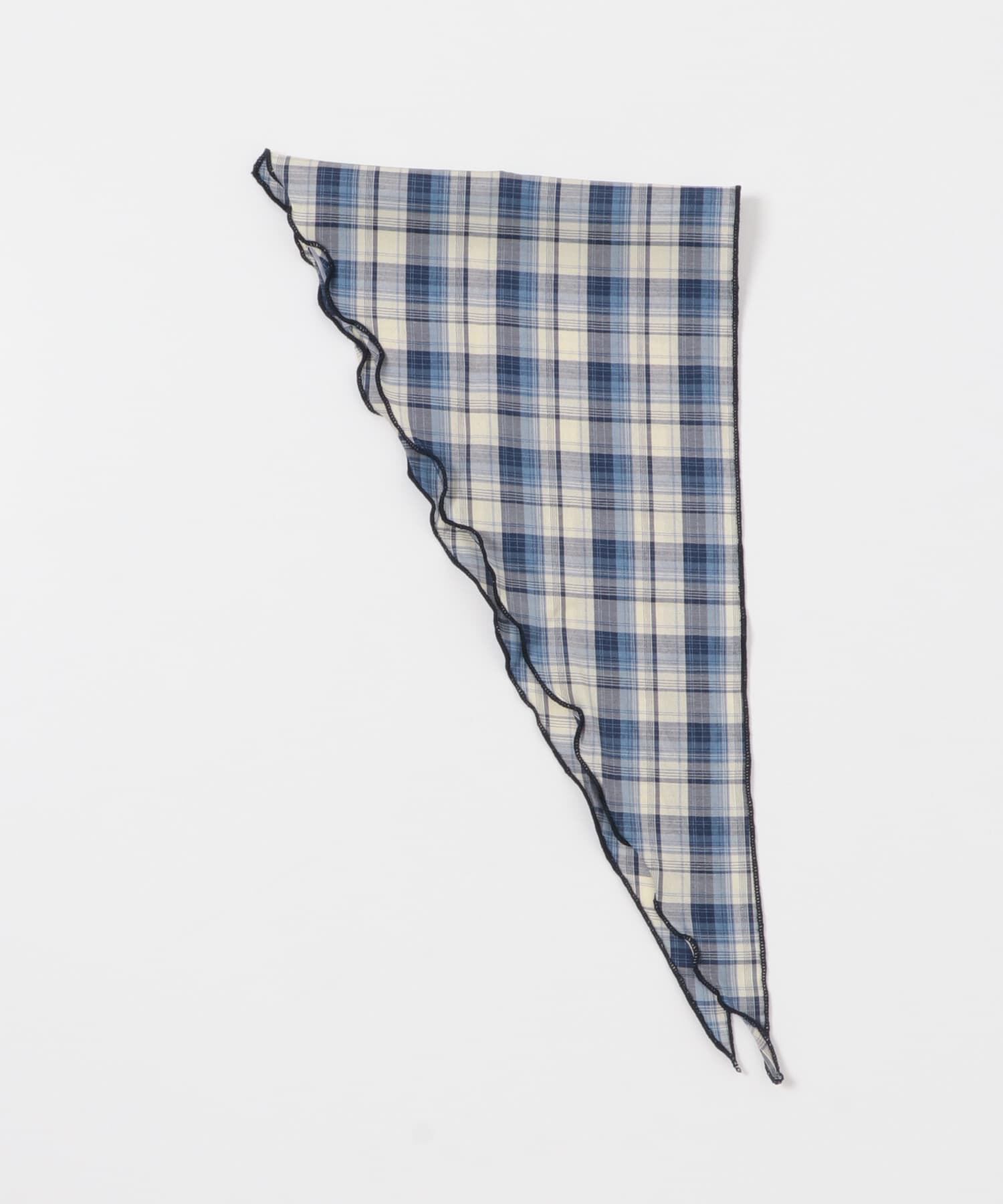 SMELLY「チェックサンカクスカーフ」|バンダナ・スカーフ|