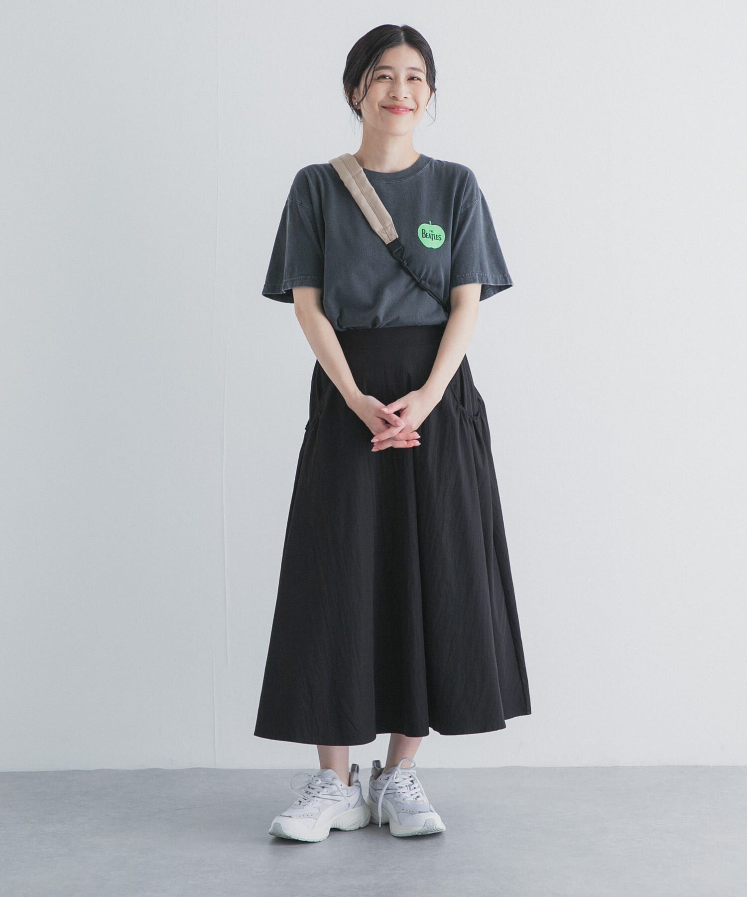 URBAN RESEARCH DOORS「撥水ポケットギャザースカート」|スカート|