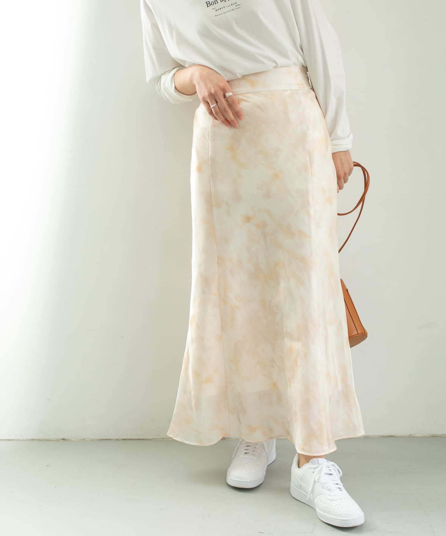  「タイダイプリントシャイニースカート」|スカート|