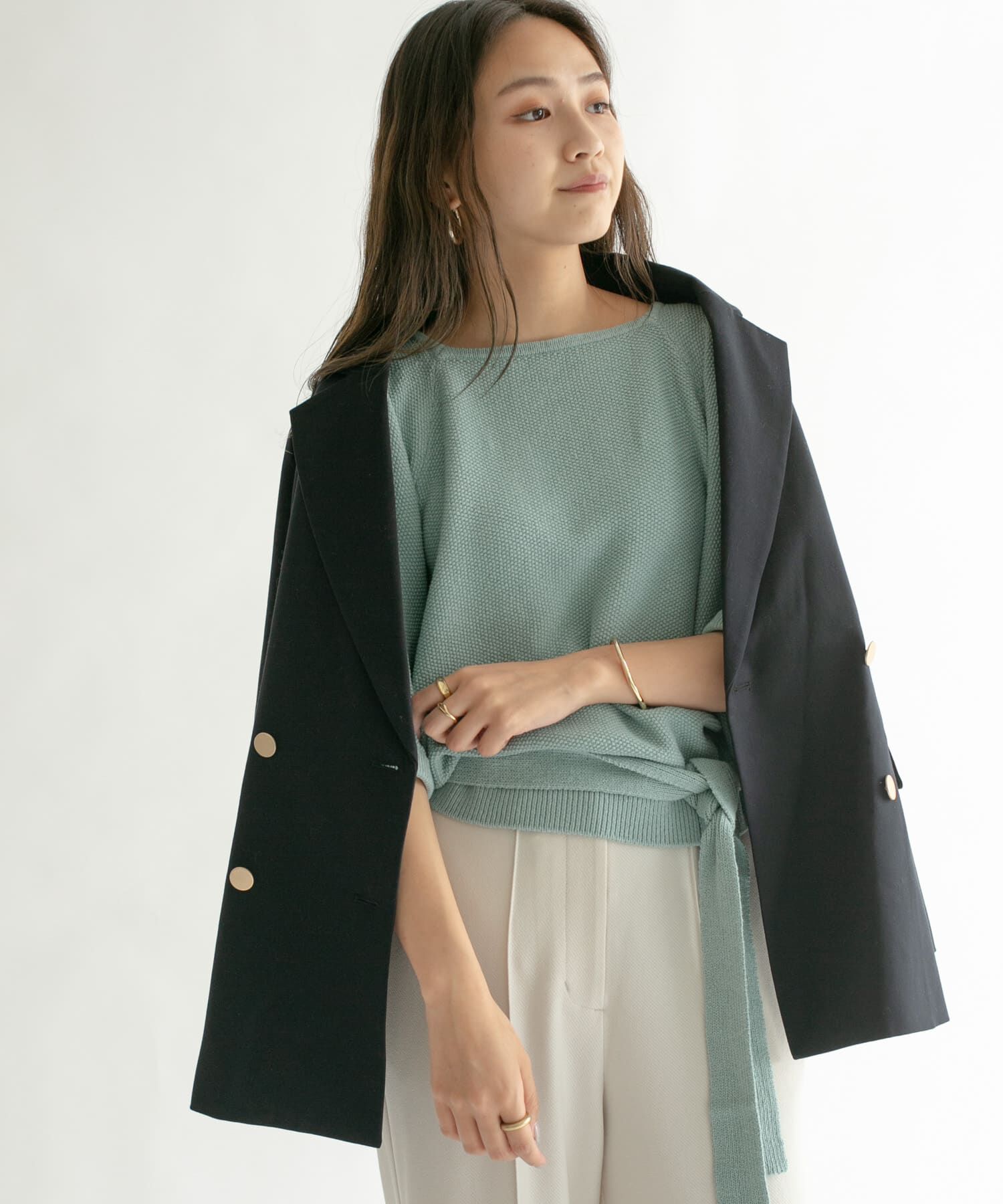  「バルーンスリーブニット」|ニット・セーター|