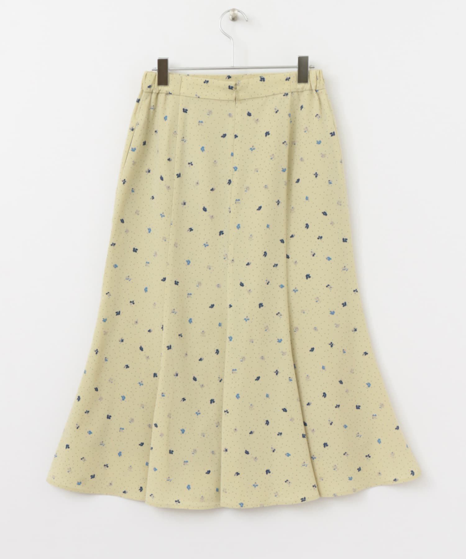  「ドット&times;フラワーマーメイドスカート」|スカート|