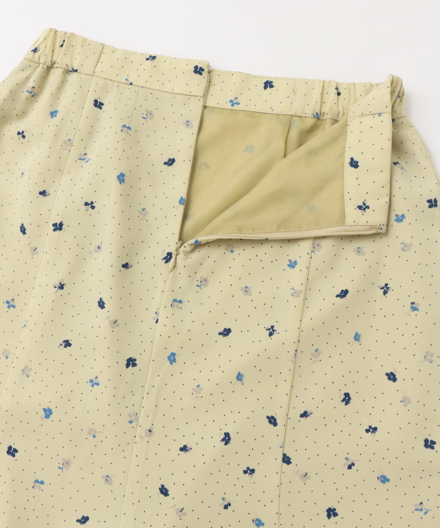  「ドット&times;フラワーマーメイドスカート」|スカート|