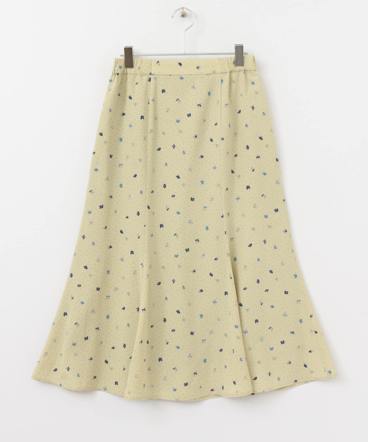  「ドット&times;フラワーマーメイドスカート」|スカート|