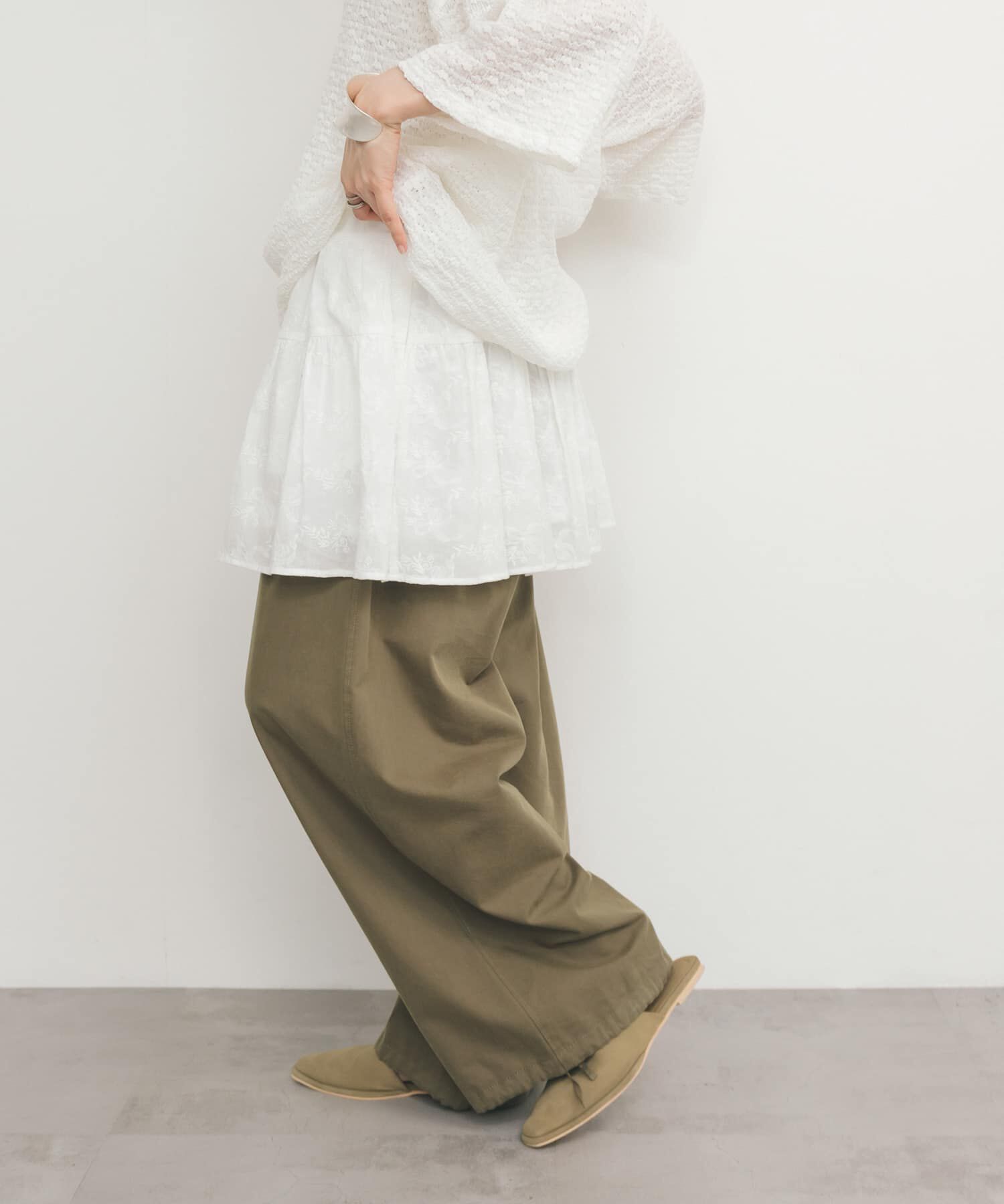  「エンブロイダリーミニスカート」|スカート|