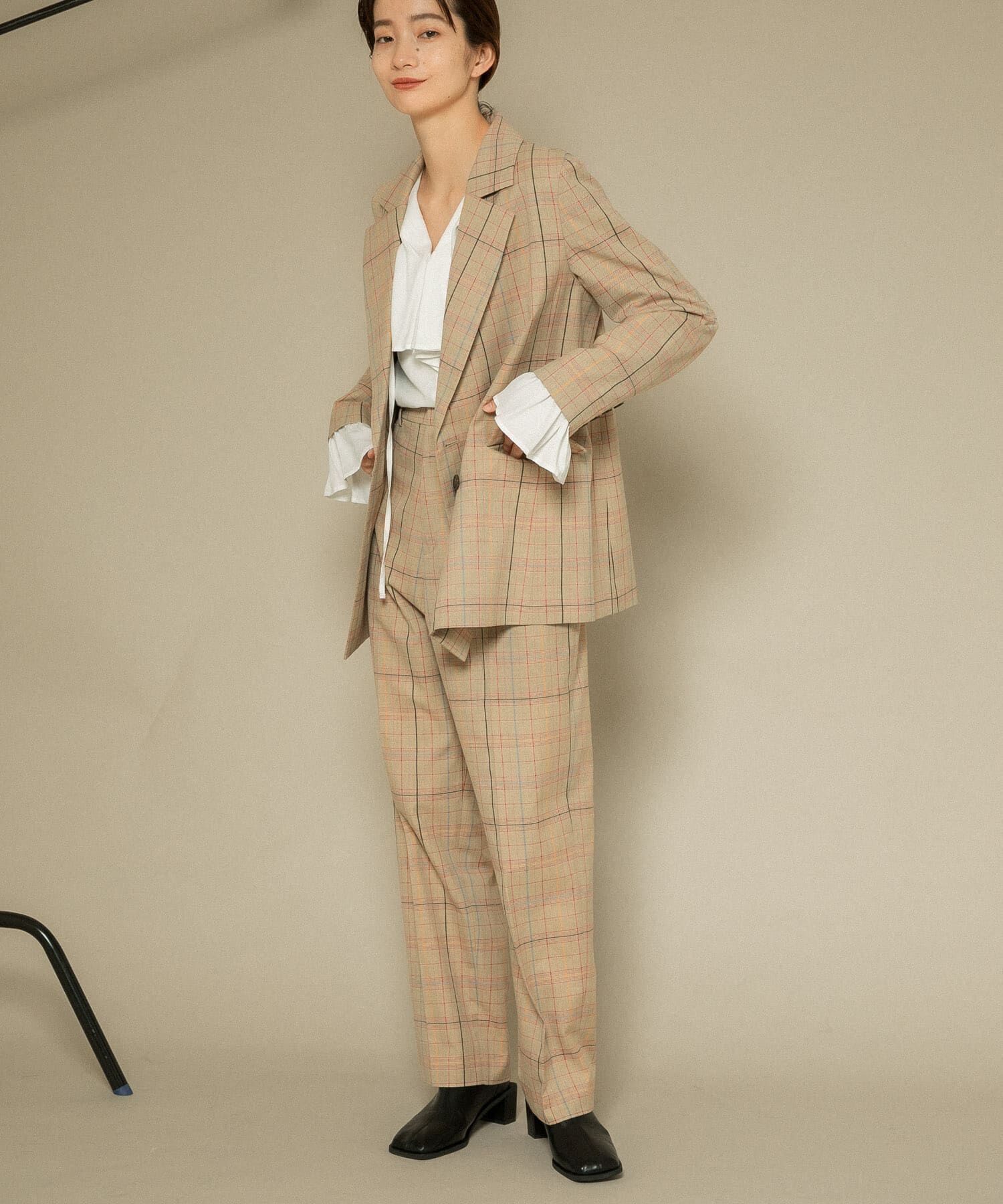  「ウール混ルーズパンツ」|その他|