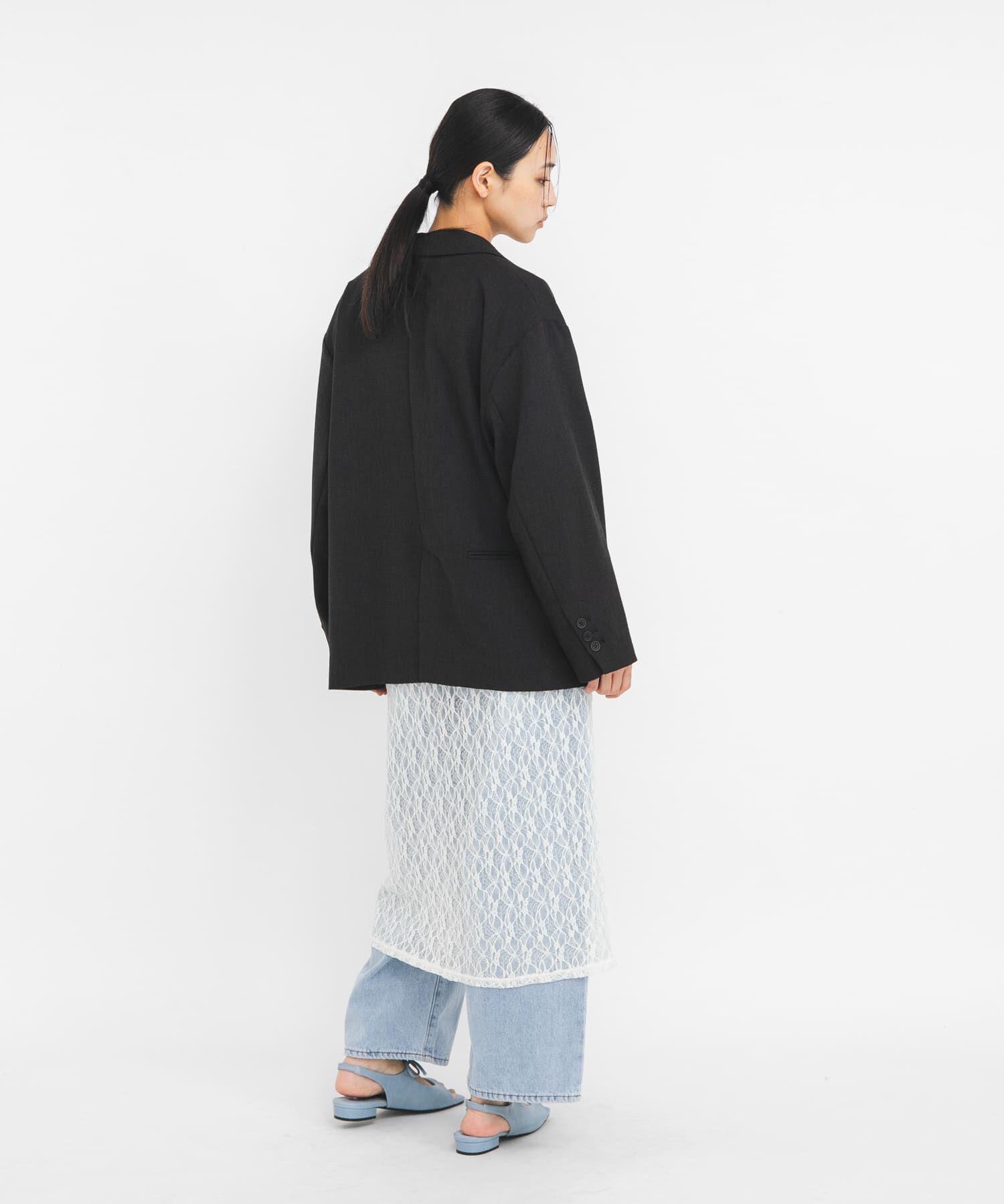  「レースロングワンピース」|ワンピース|