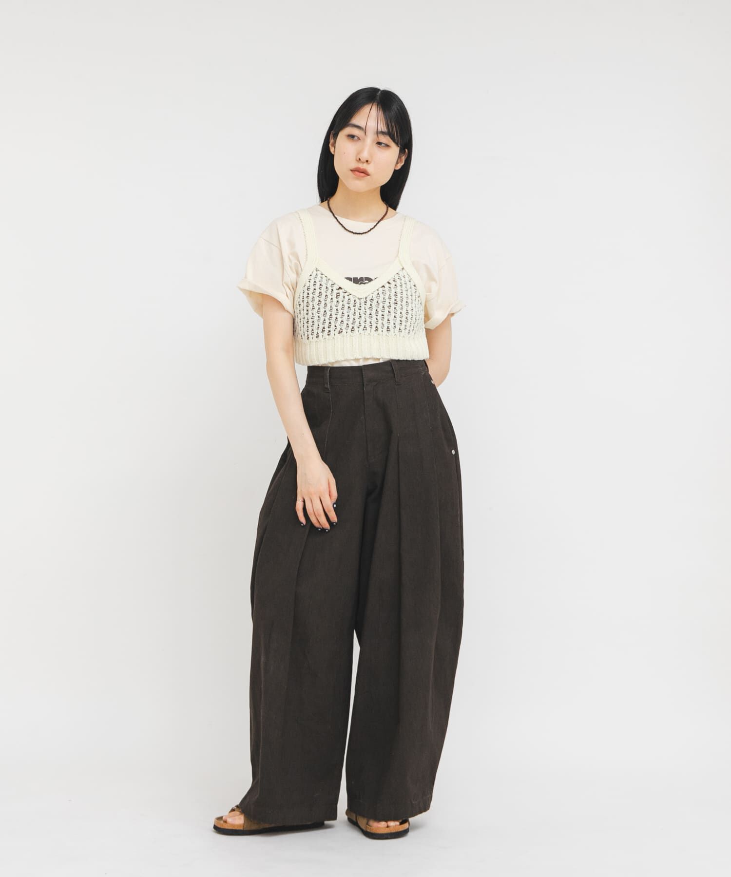  「ユーズドライクタックWIDEパンツ」|その他|