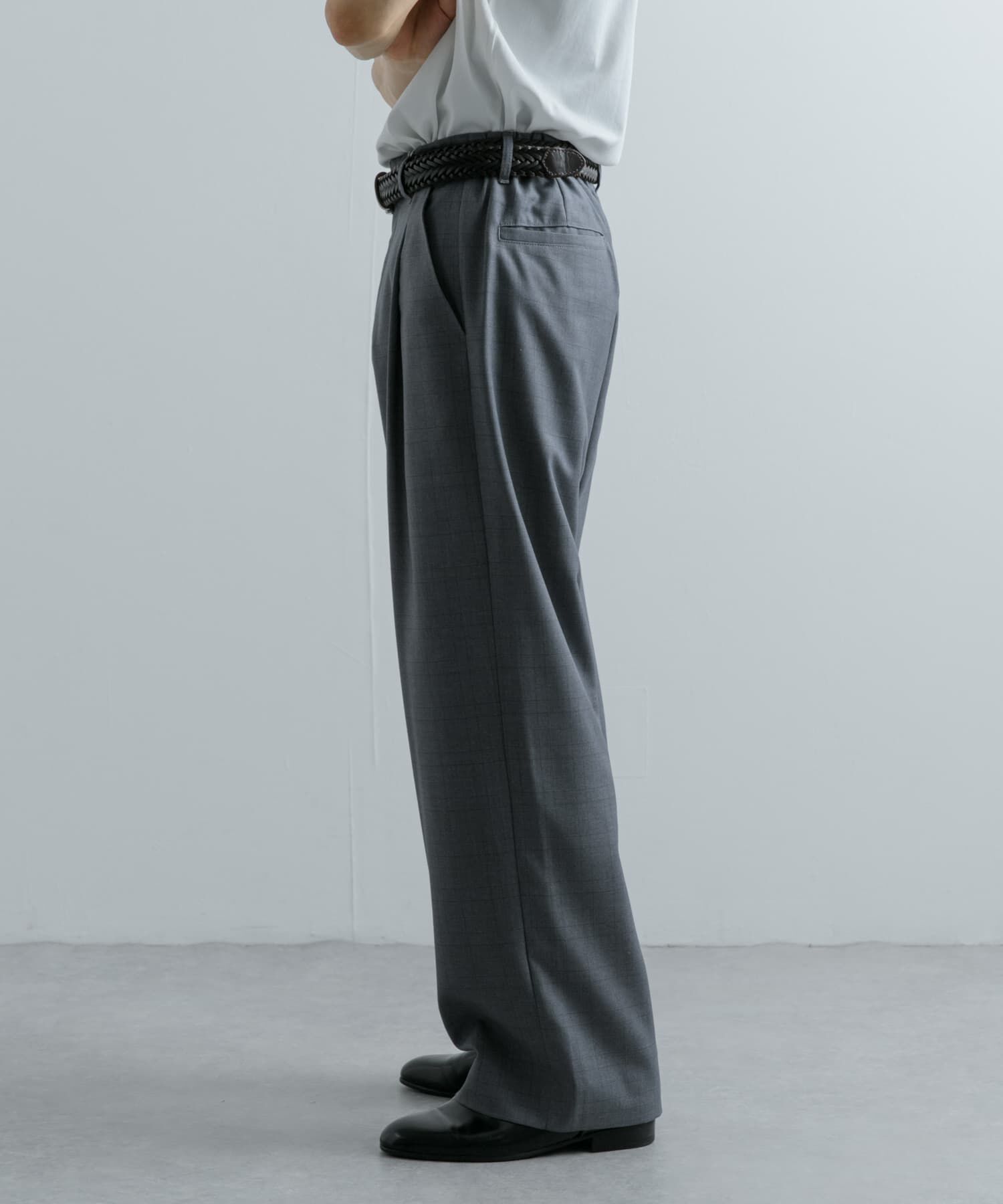 SENSE OF PLACE by URBAN RESEARCH「チェックワンタックワイドスラックス」|その他|