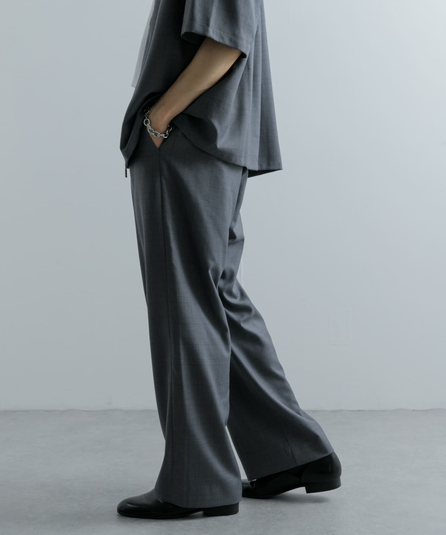 SENSE OF PLACE by URBAN RESEARCH「チェックワンタックワイドスラックス」|その他|