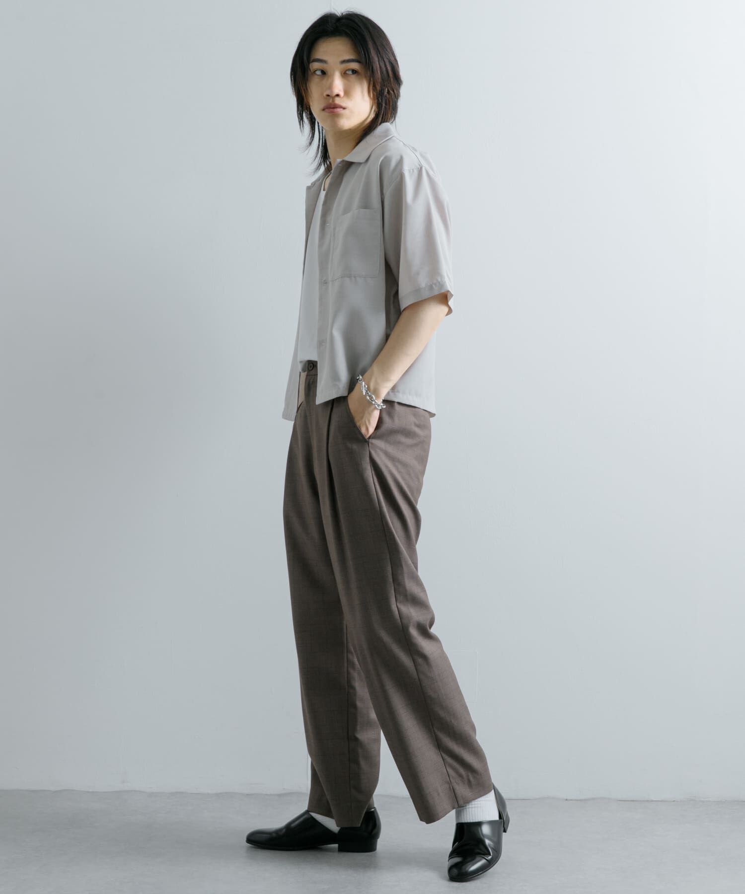 SENSE OF PLACE by URBAN RESEARCH「チェックワンタックワイドスラックス」|その他|