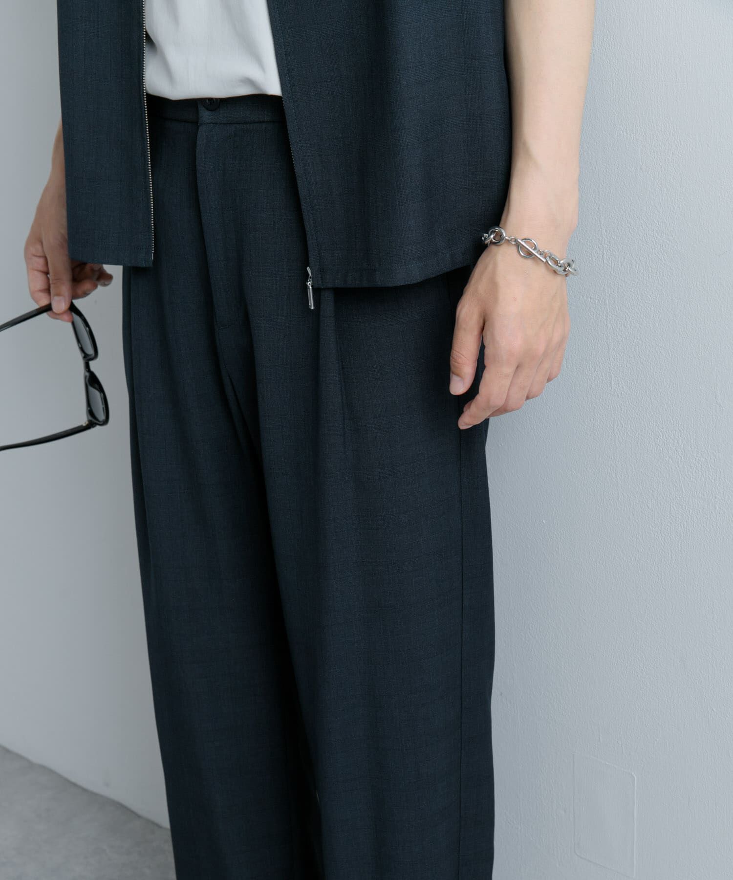 SENSE OF PLACE by URBAN RESEARCH「チェックワンタックワイドスラックス」|その他|