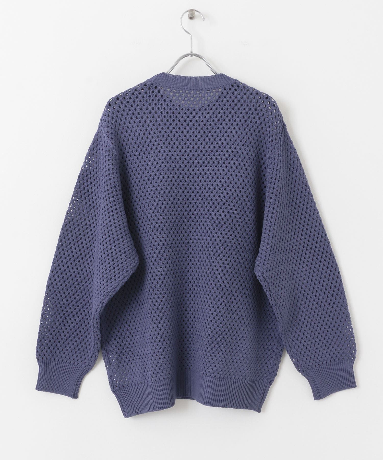 SENSE OF PLACE by URBAN RESEARCH「『洗濯可』シアーメッシュクルーネックニット」|ニット・セーター|