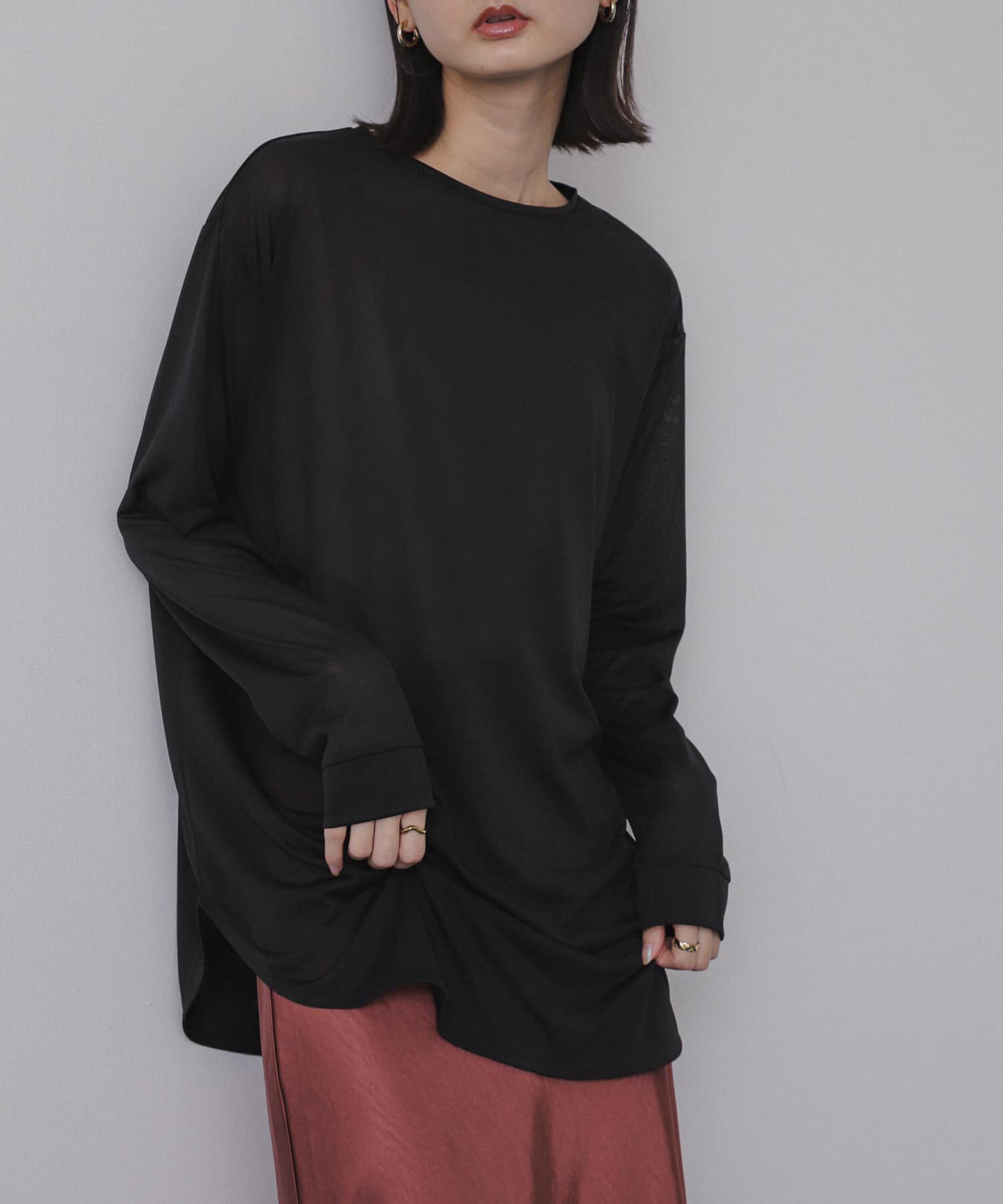 SENSE OF PLACE by URBAN RESEARCH「ラウンドテールシアールーズトップ」|Tシャツ・カットソー|