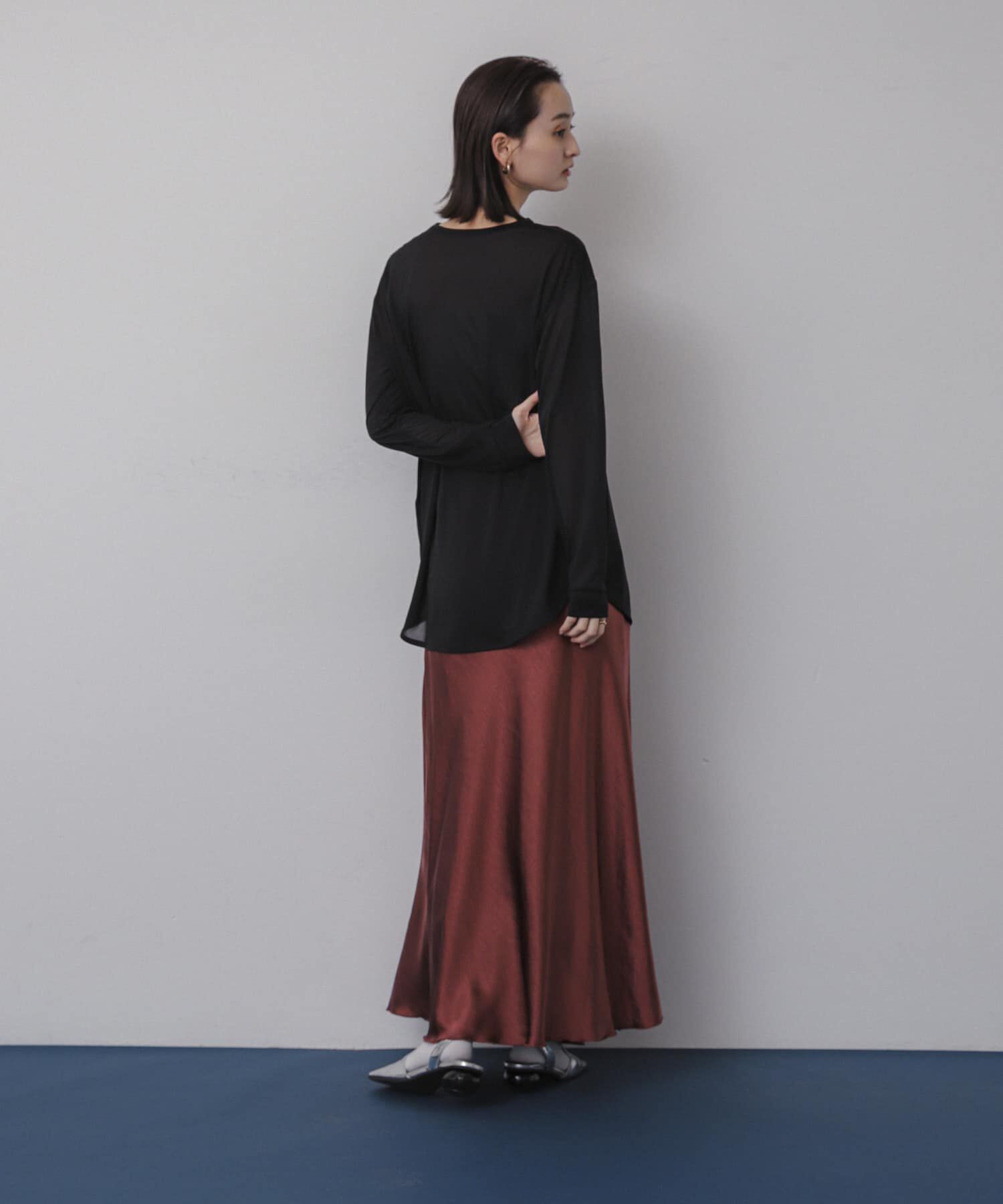 SENSE OF PLACE by URBAN RESEARCH「ラウンドテールシアールーズトップ」|Tシャツ・カットソー|