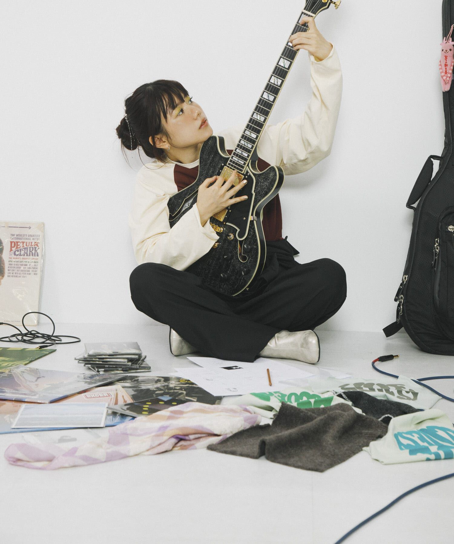 SENSE OF PLACE by URBAN RESEARCH「『別注』さらさ&times;SENSE OF PLACE　ソフトツイルジャンプスーツ」|スカート|