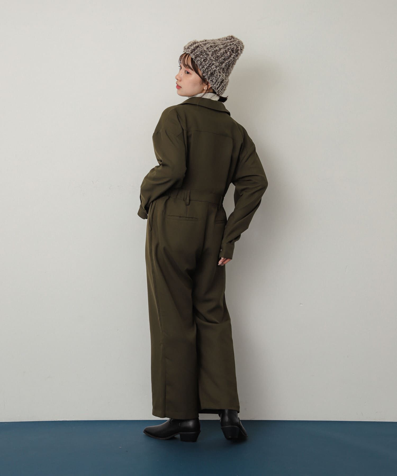 SENSE OF PLACE by URBAN RESEARCH「『別注』さらさ&times;SENSE OF PLACE　ソフトツイルジャンプスーツ」|スカート|