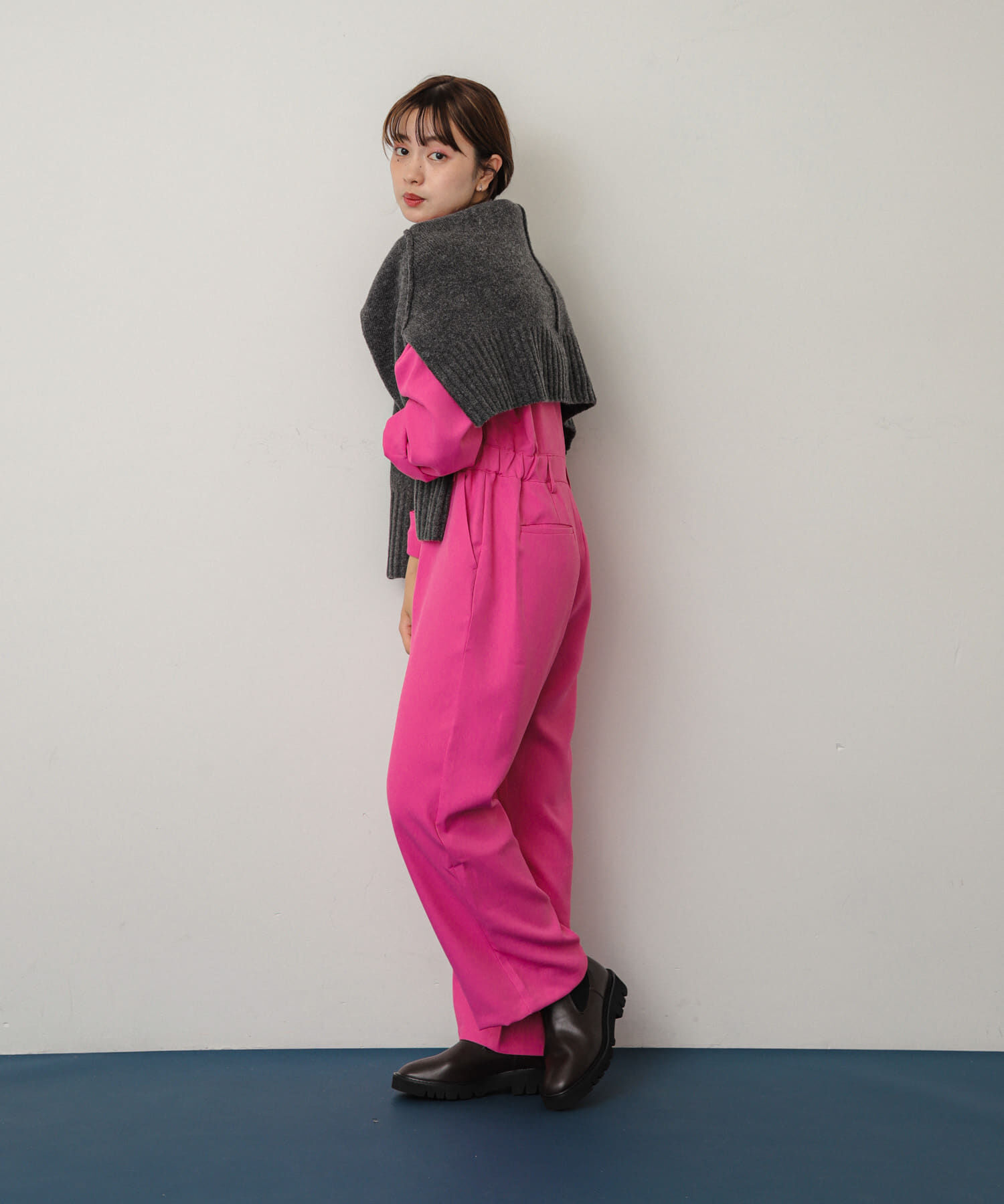 SENSE OF PLACE by URBAN RESEARCH「『別注』さらさ&times;SENSE OF PLACE　ソフトツイルジャンプスーツ」|スカート|