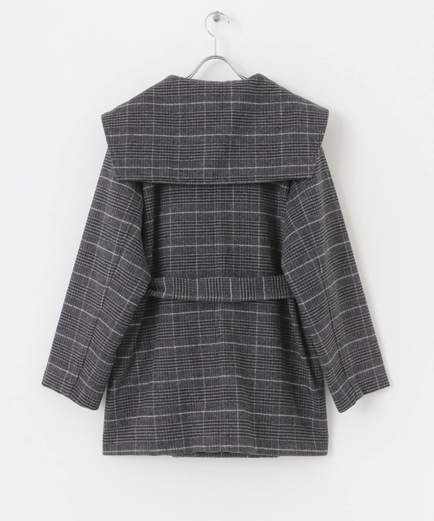 SENSE OF PLACE by URBAN RESEARCH「ビッグカラーミディコート」|ノーカラーコート|