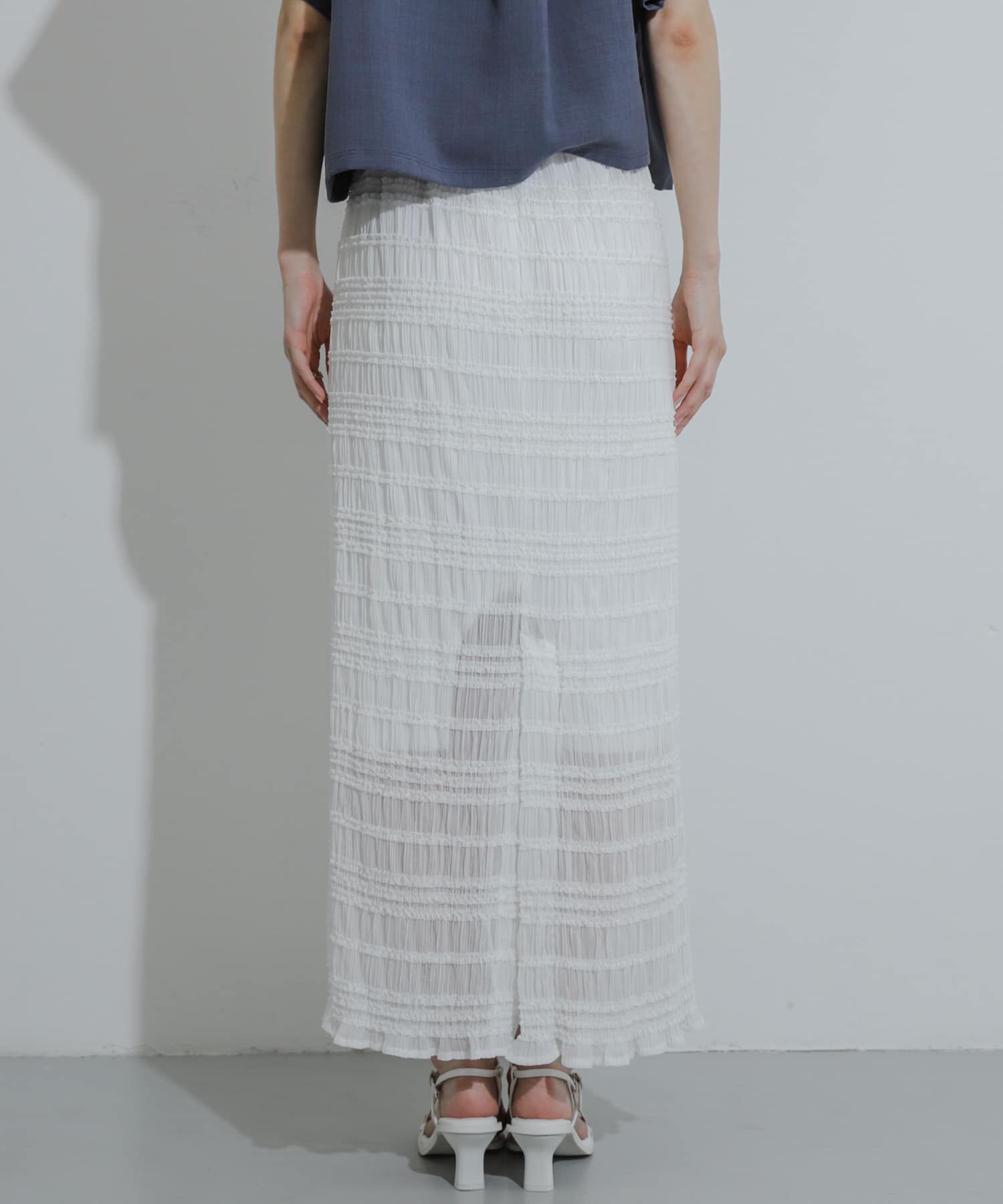 SENSE OF PLACE by URBAN RESEARCH「アイラインフリルスカート」|スカート|