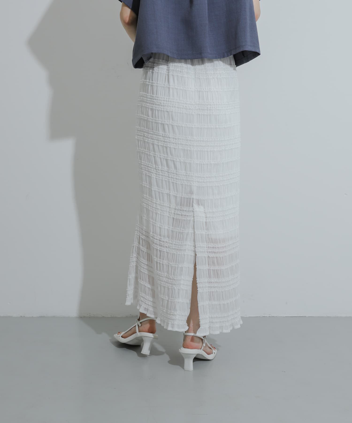 SENSE OF PLACE by URBAN RESEARCH「アイラインフリルスカート」|スカート|