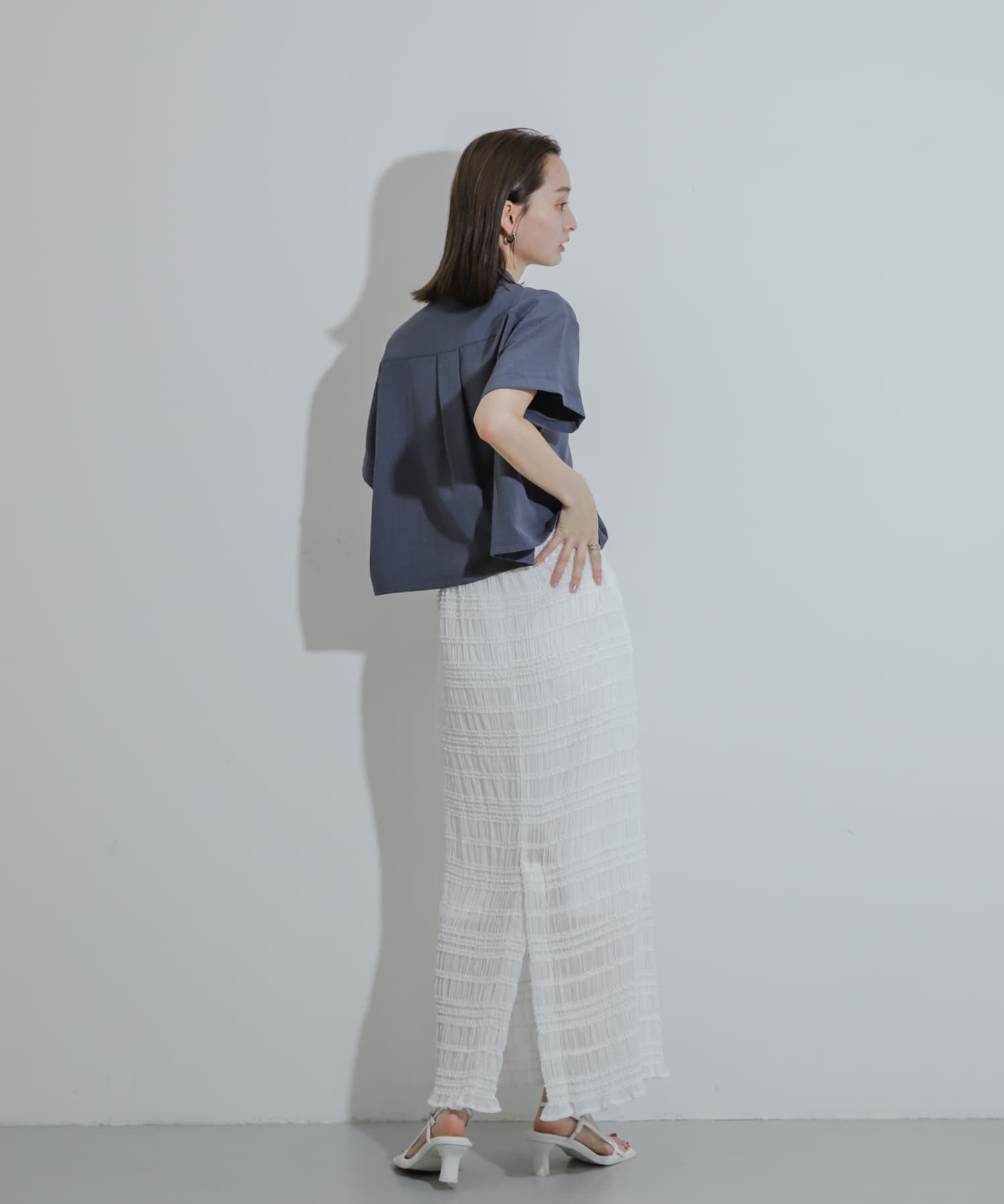 SENSE OF PLACE by URBAN RESEARCH「アイラインフリルスカート」|スカート|