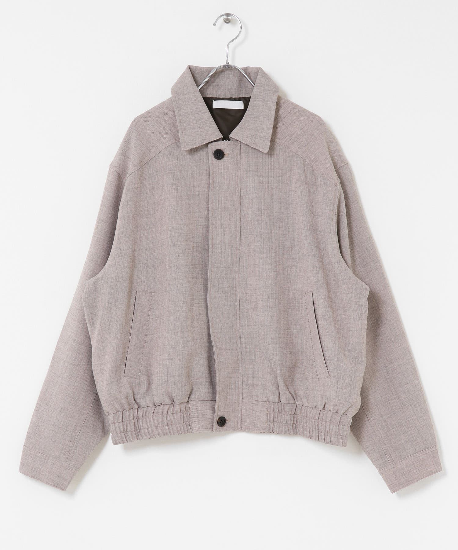 SENSE OF PLACE by URBAN RESEARCH「メランジバルーンジップブルゾン」|ブルゾン・スタジャン|