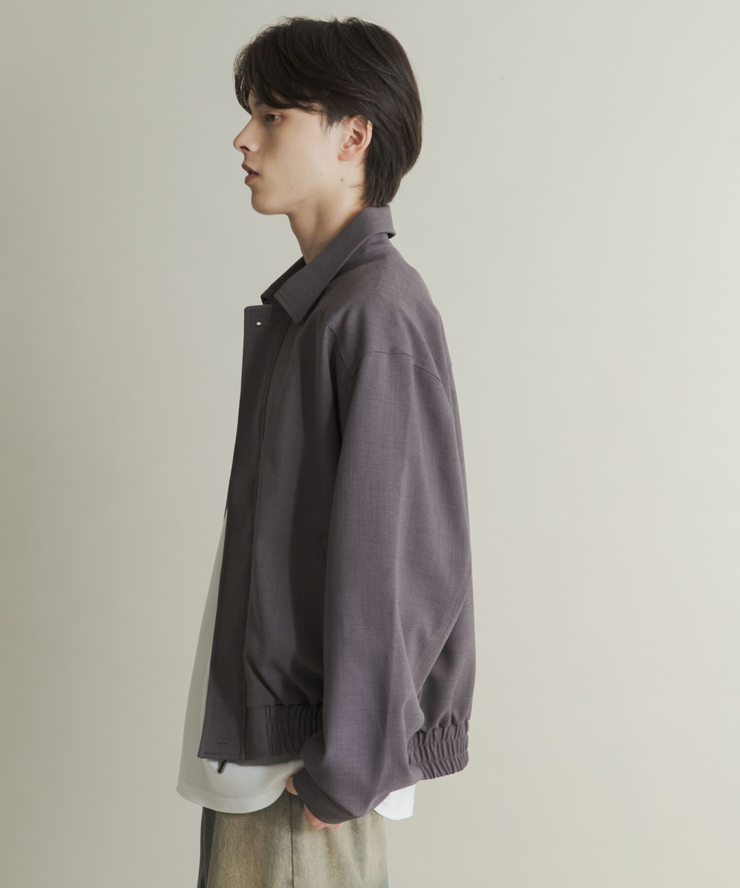 SENSE OF PLACE by URBAN RESEARCH「メランジバルーンジップブルゾン」|ブルゾン・スタジャン|