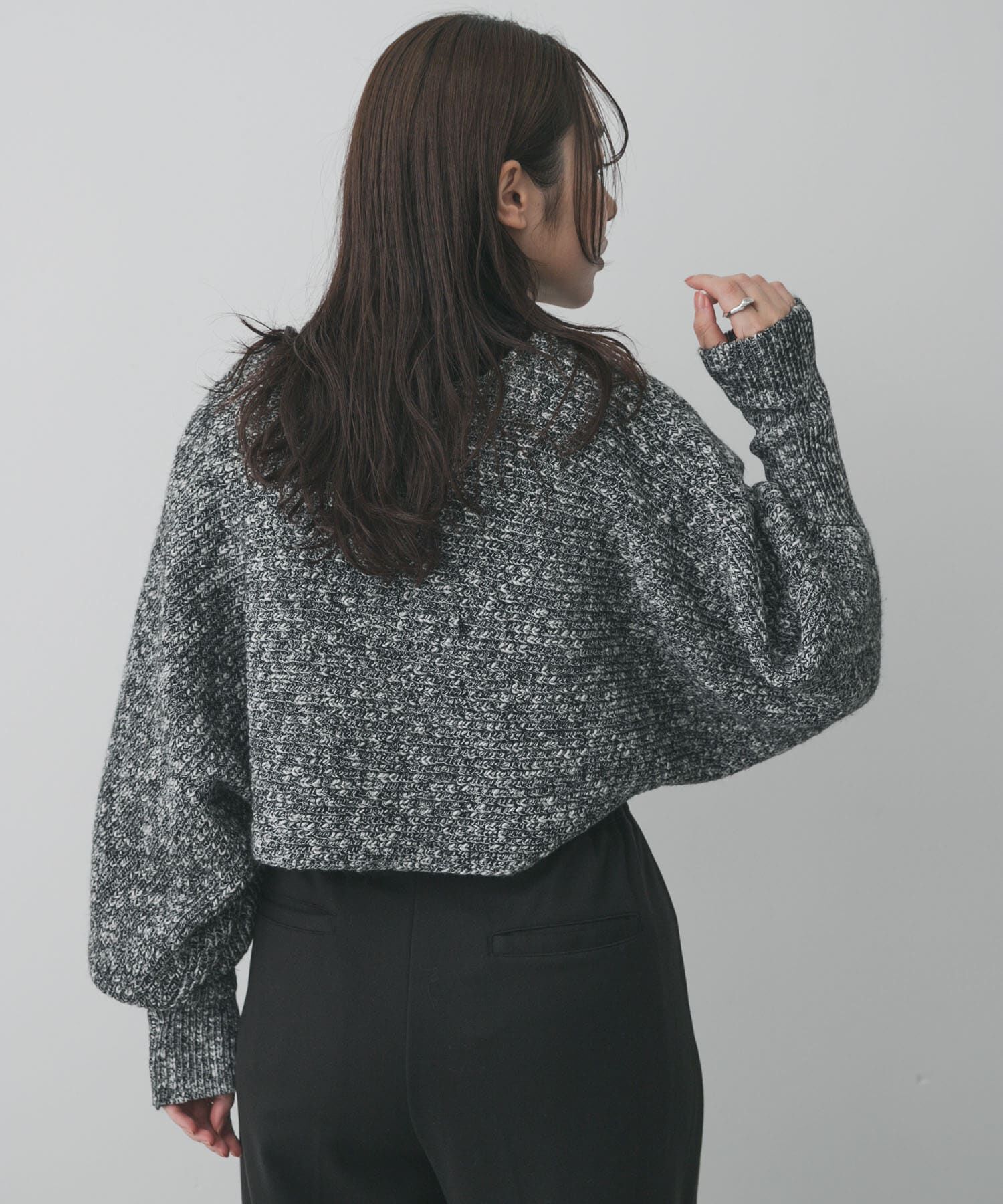 SENSE OF PLACE by URBAN RESEARCH「クロップドドルマンカーディガン」|ニット・セーター|