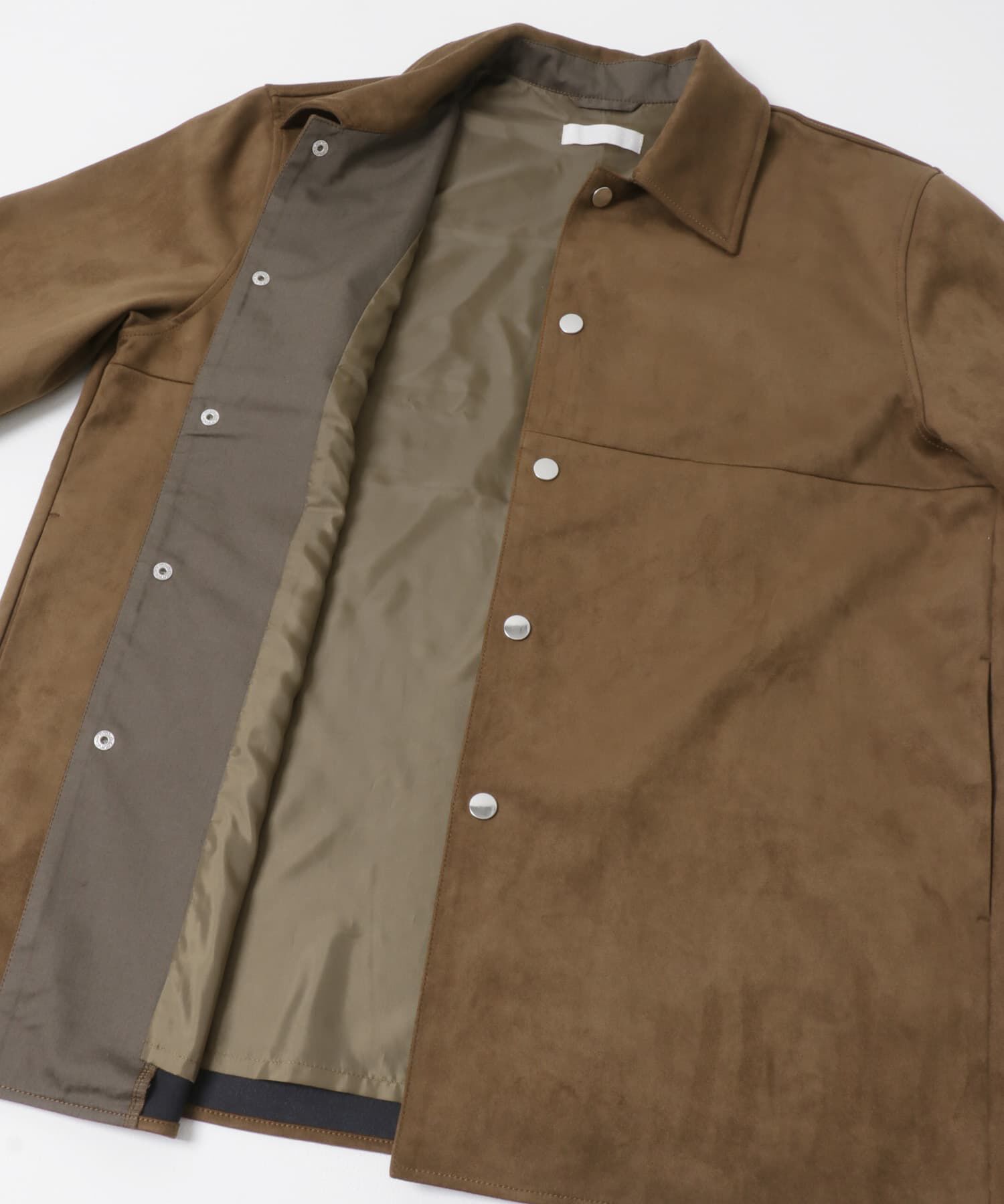 SENSE OF PLACE by URBAN RESEARCH「FSステンカラージャケット」|ノーカラーコート|