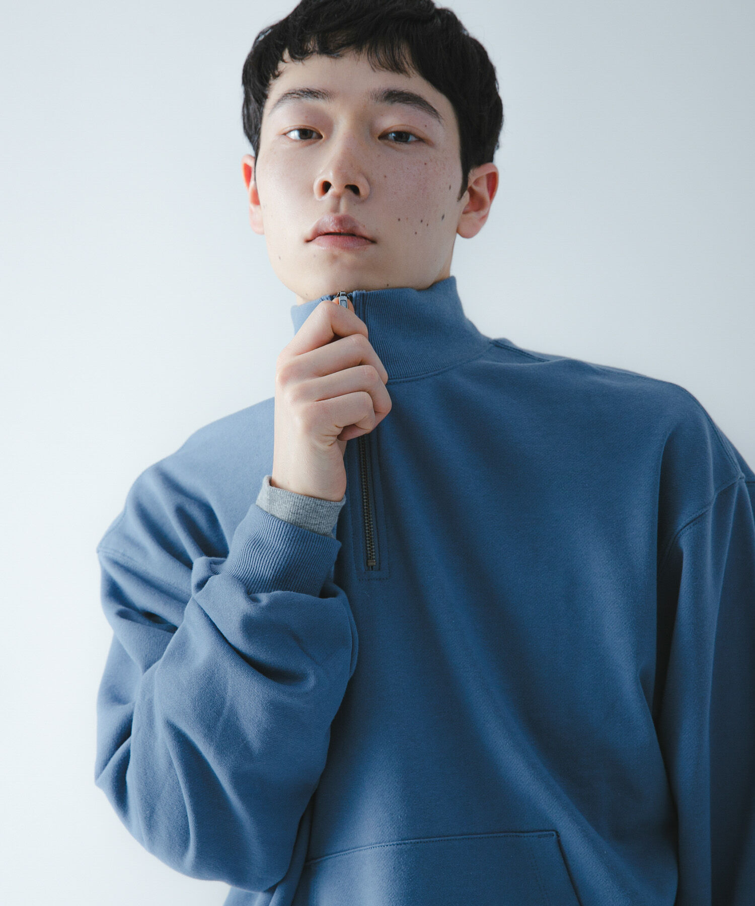 SENSE OF PLACE by URBAN RESEARCH「『洗濯可/撥水/防花粉』SKINProofハーフジップスウェット」|スウェット・ジャージ|