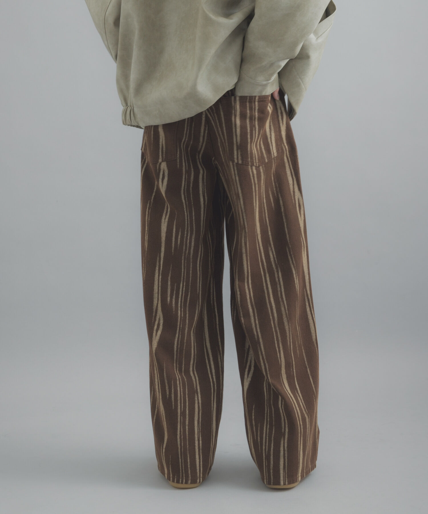 SENSE OF PLACE by URBAN RESEARCH「マーブルプリントワイドデニム」|デニム|