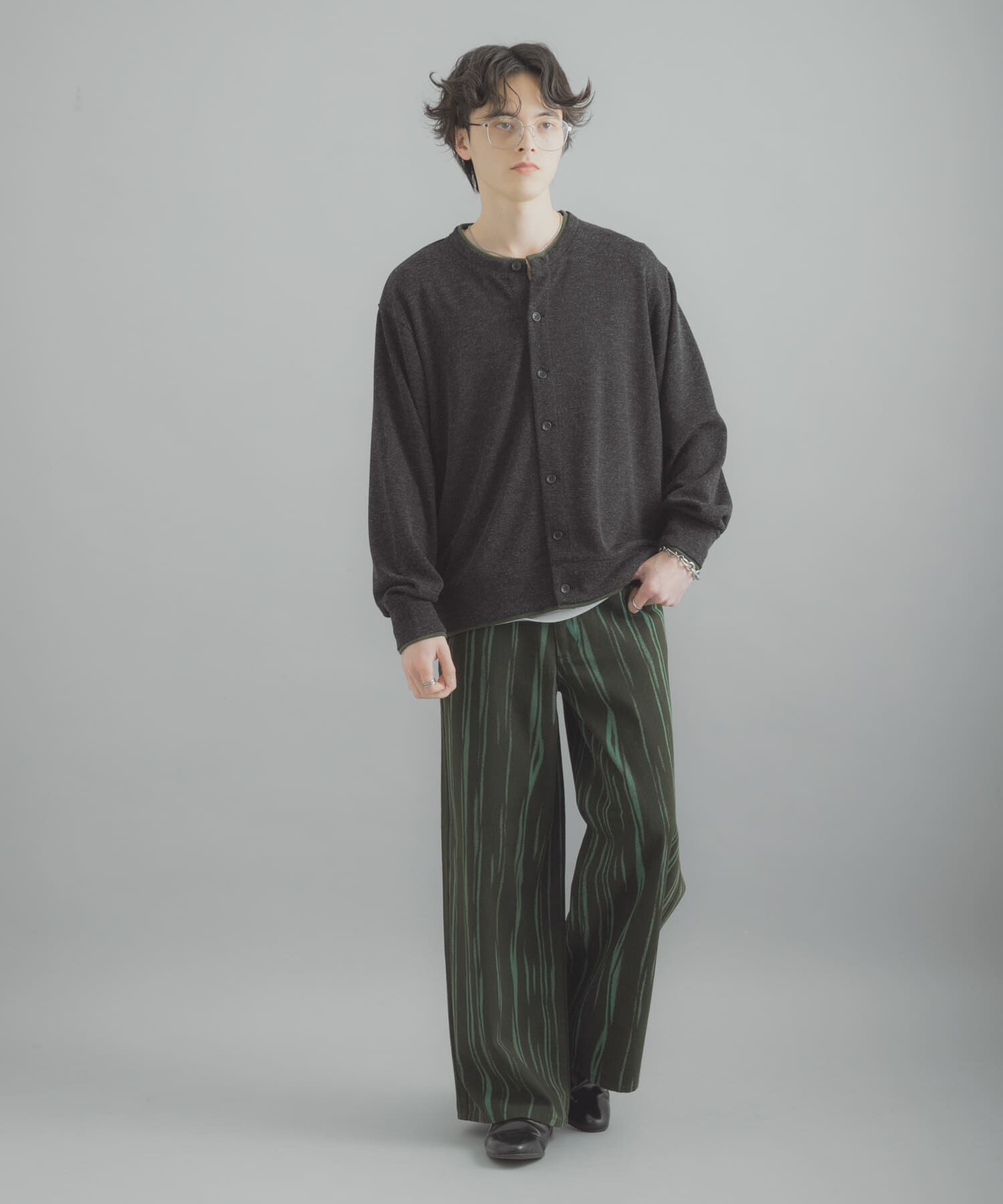 SENSE OF PLACE by URBAN RESEARCH「マーブルプリントワイドデニム」|デニム|