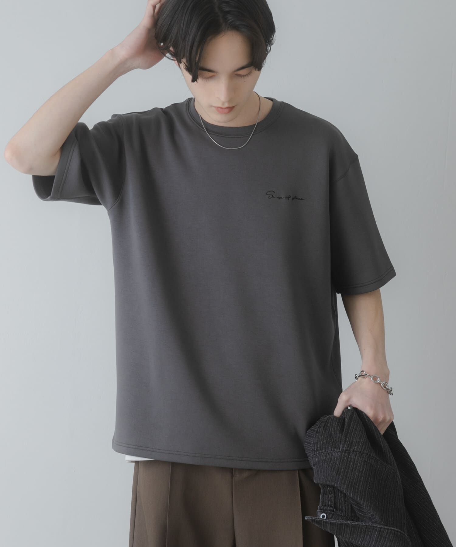 SENSE OF PLACE by URBAN RESEARCH「『一部WEB限定ｶﾗｰ』『接触冷感/速乾』ｼｼｭｳﾀﾞﾝﾎﾞｰﾙﾎﾟﾝﾁ」|Tシャツ・カットソー|