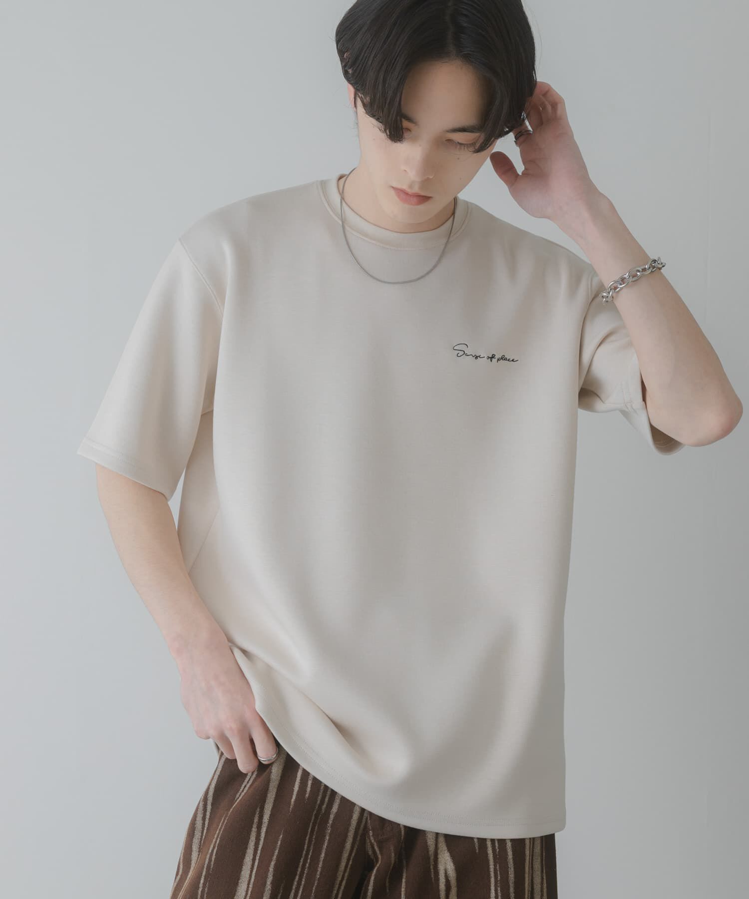 SENSE OF PLACE by URBAN RESEARCH「『一部WEB限定ｶﾗｰ』『接触冷感/速乾』ｼｼｭｳﾀﾞﾝﾎﾞｰﾙﾎﾟﾝﾁ」|Tシャツ・カットソー|