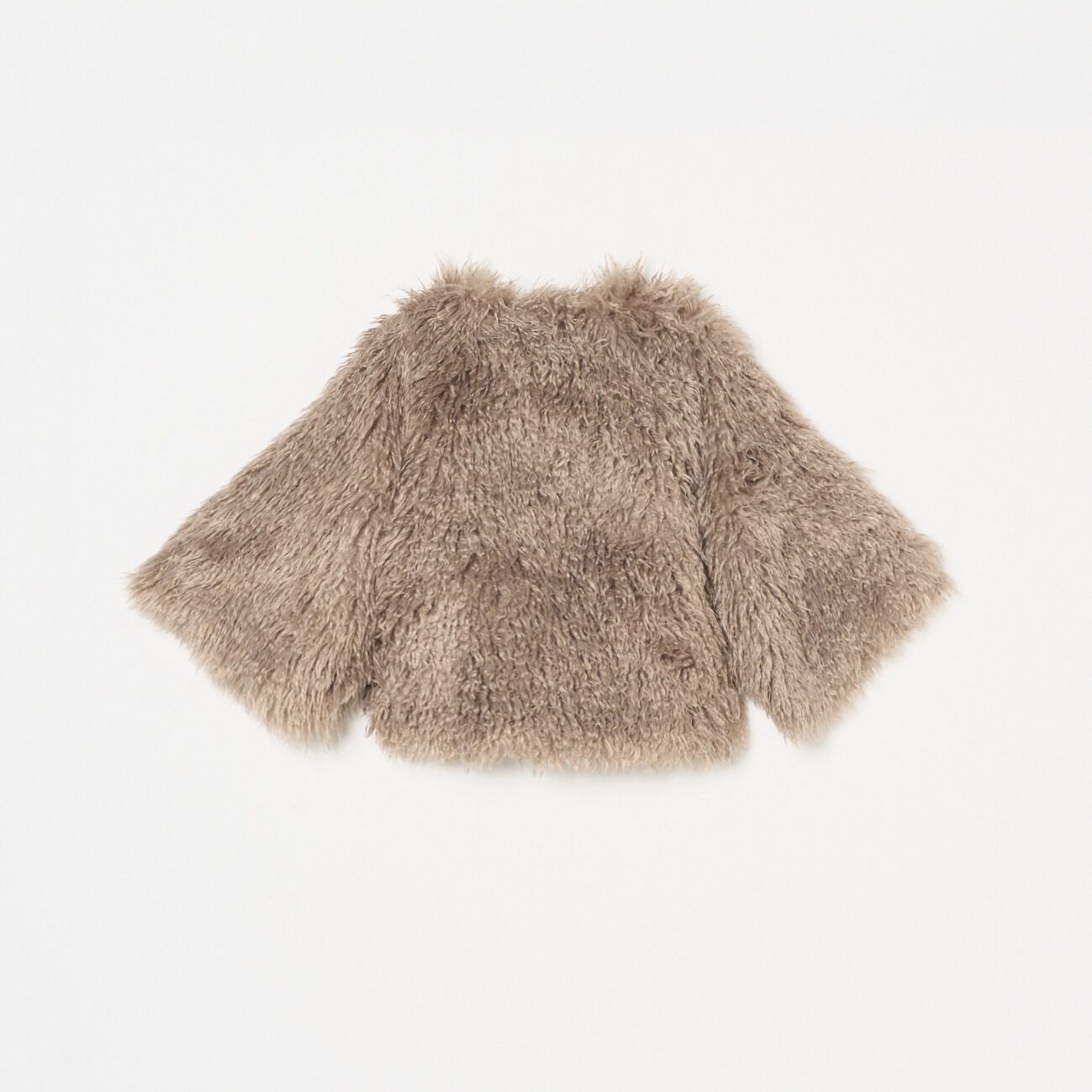  「three dots WAVY FUR SHORT JACKET」|ブルゾン・スタジャン|