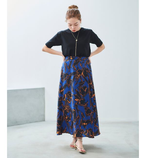 le.coeur blanc「IPEKER プリントフレアスカート」|フレア|