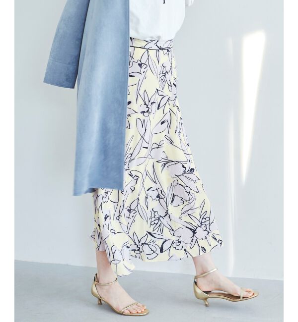 le.coeur blanc「IPEKER プリントフレアスカート」|フレア|