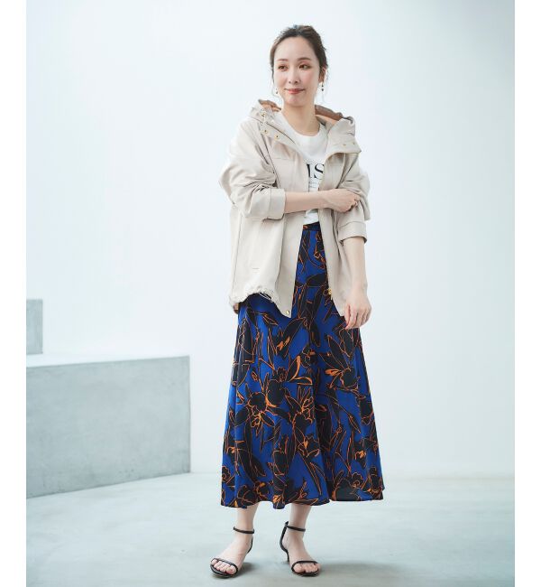 le.coeur blanc「IPEKER プリントフレアスカート」|フレア|